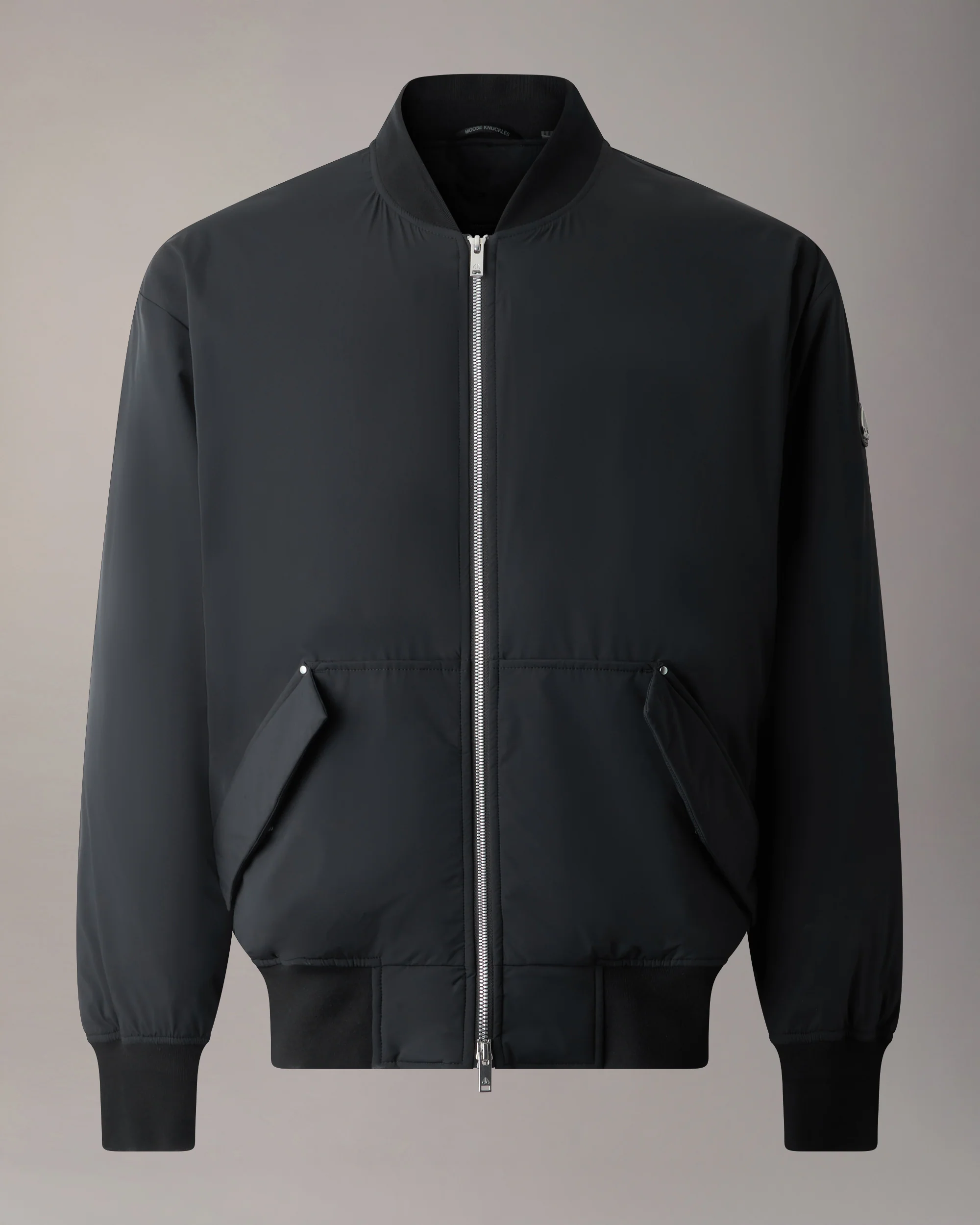 BRIXTON DOWN BOMBER JACKET-BLACK - Image 8