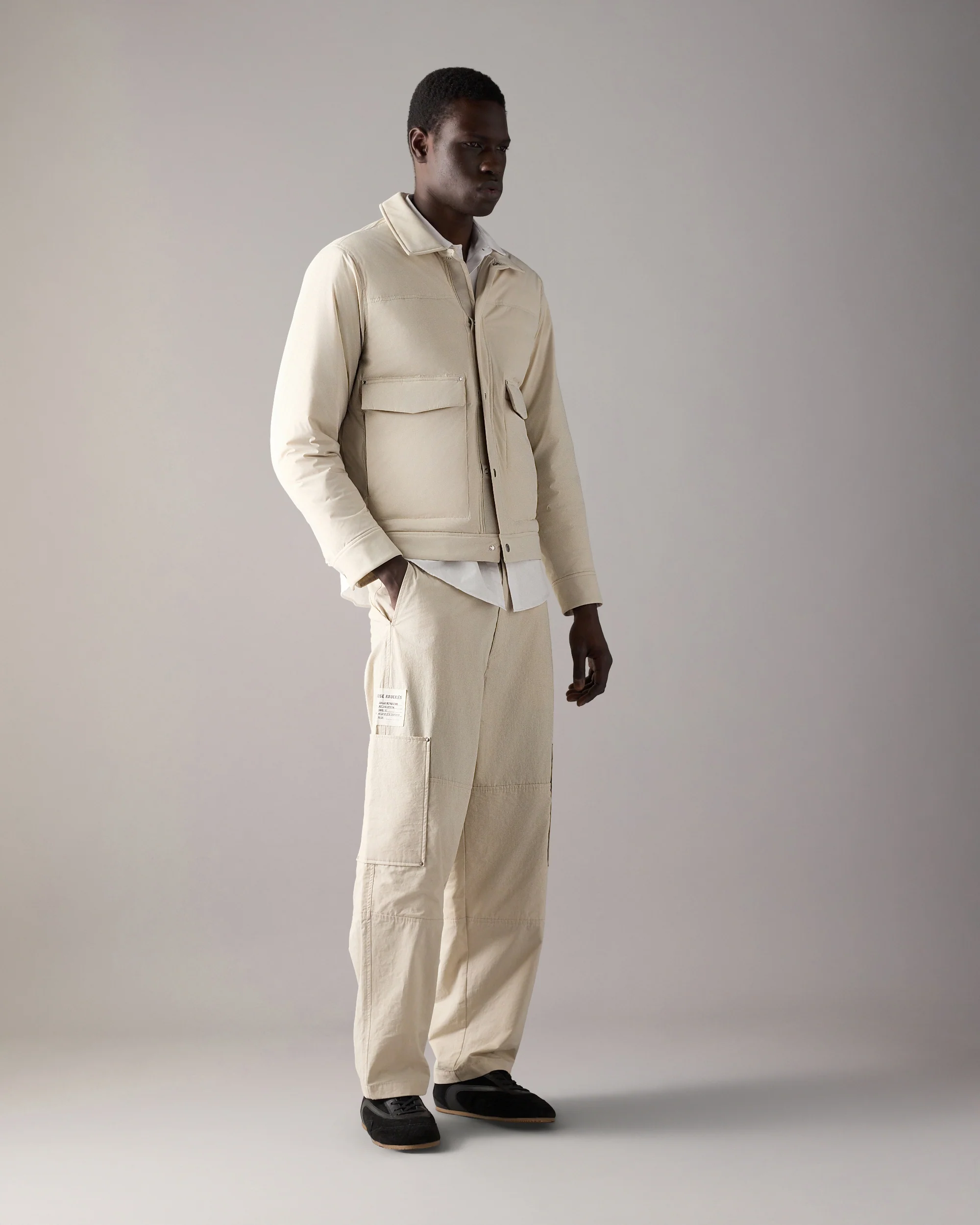 BRIXTON DOWN TRUCKER JACKET-ALABASTER - Image 5