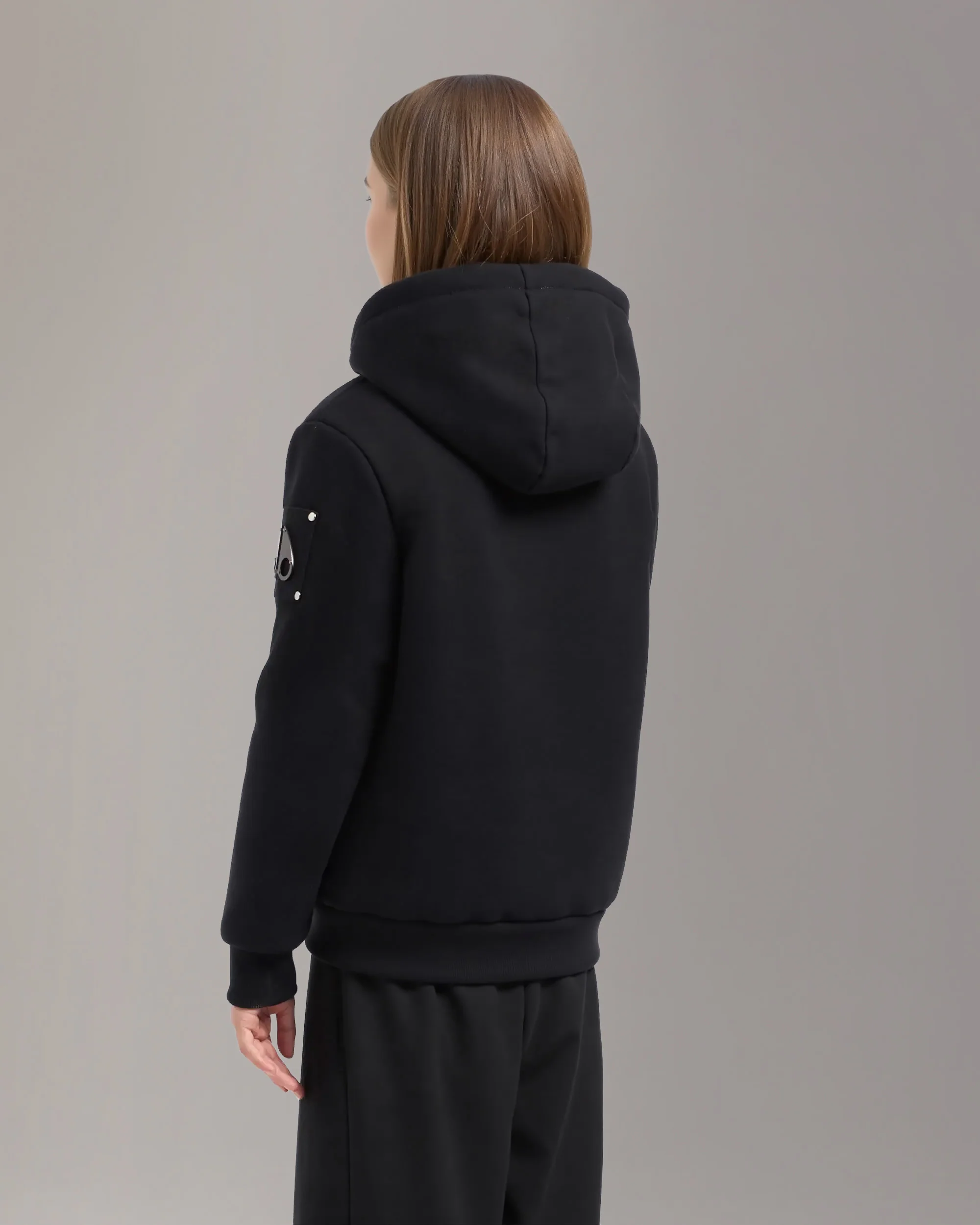 BUNNY CLASSIC HOODIE-BLACK/WHITE - Image 3