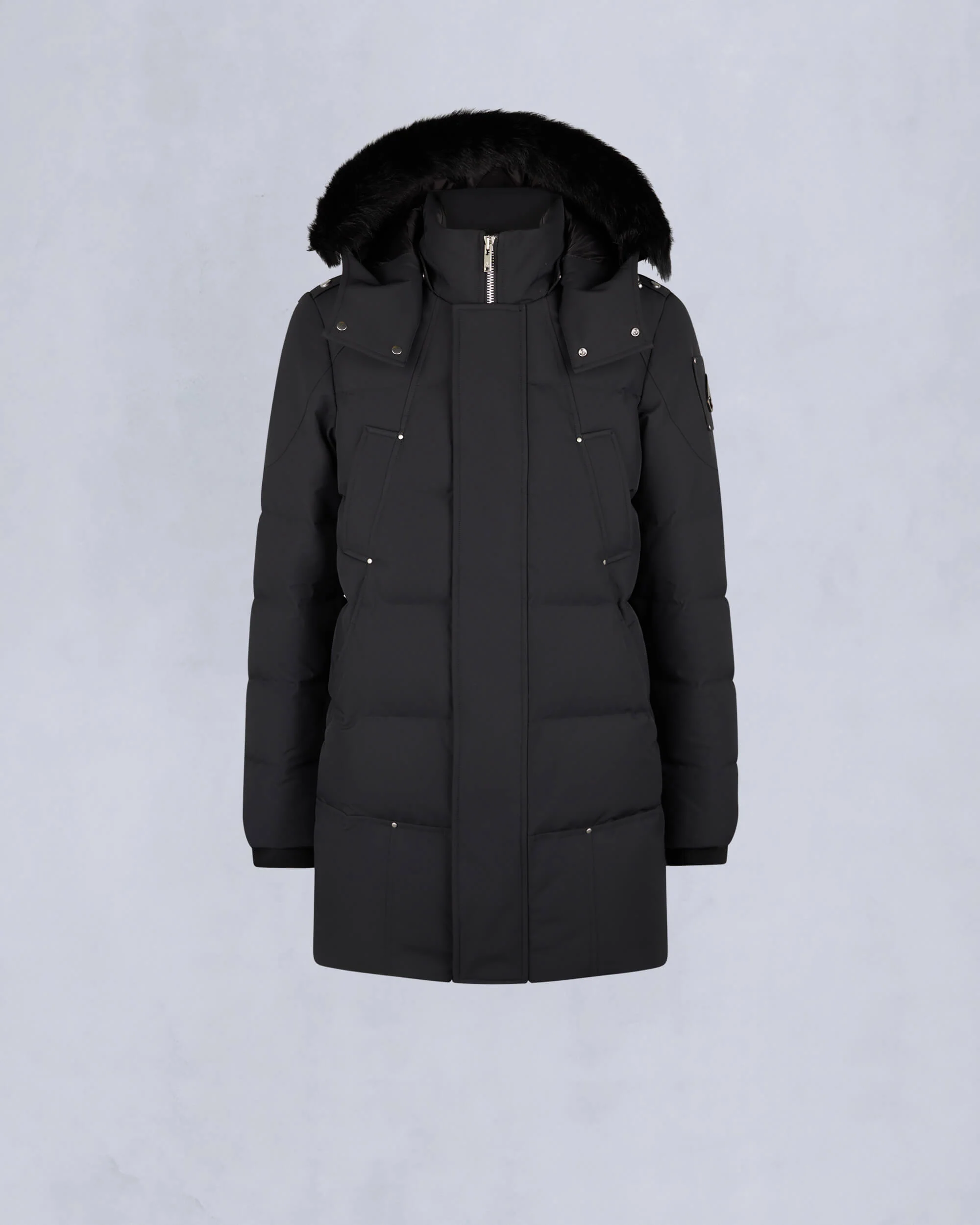 CLOUD SHEARLING PARKA-BLACK/BLACK - Image 6