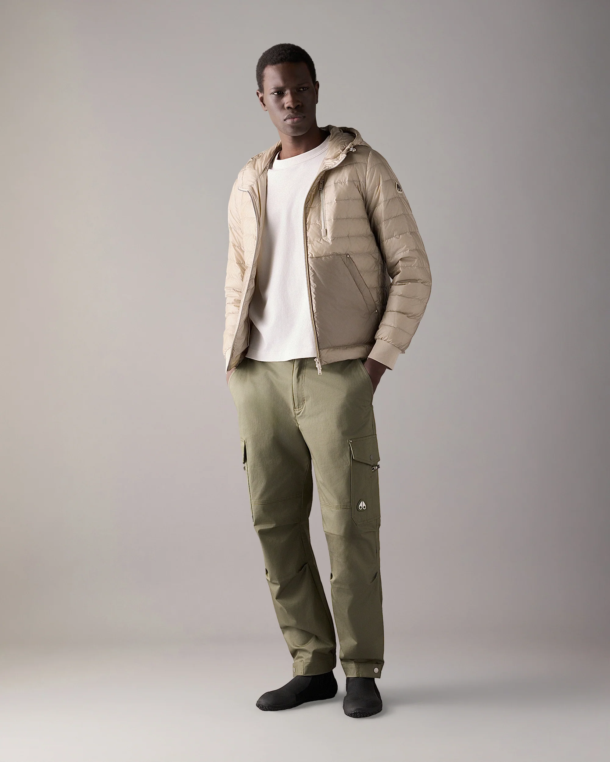 CLOUD WALKER AIR DOWN HOODIE-ALABASTER - Image 4