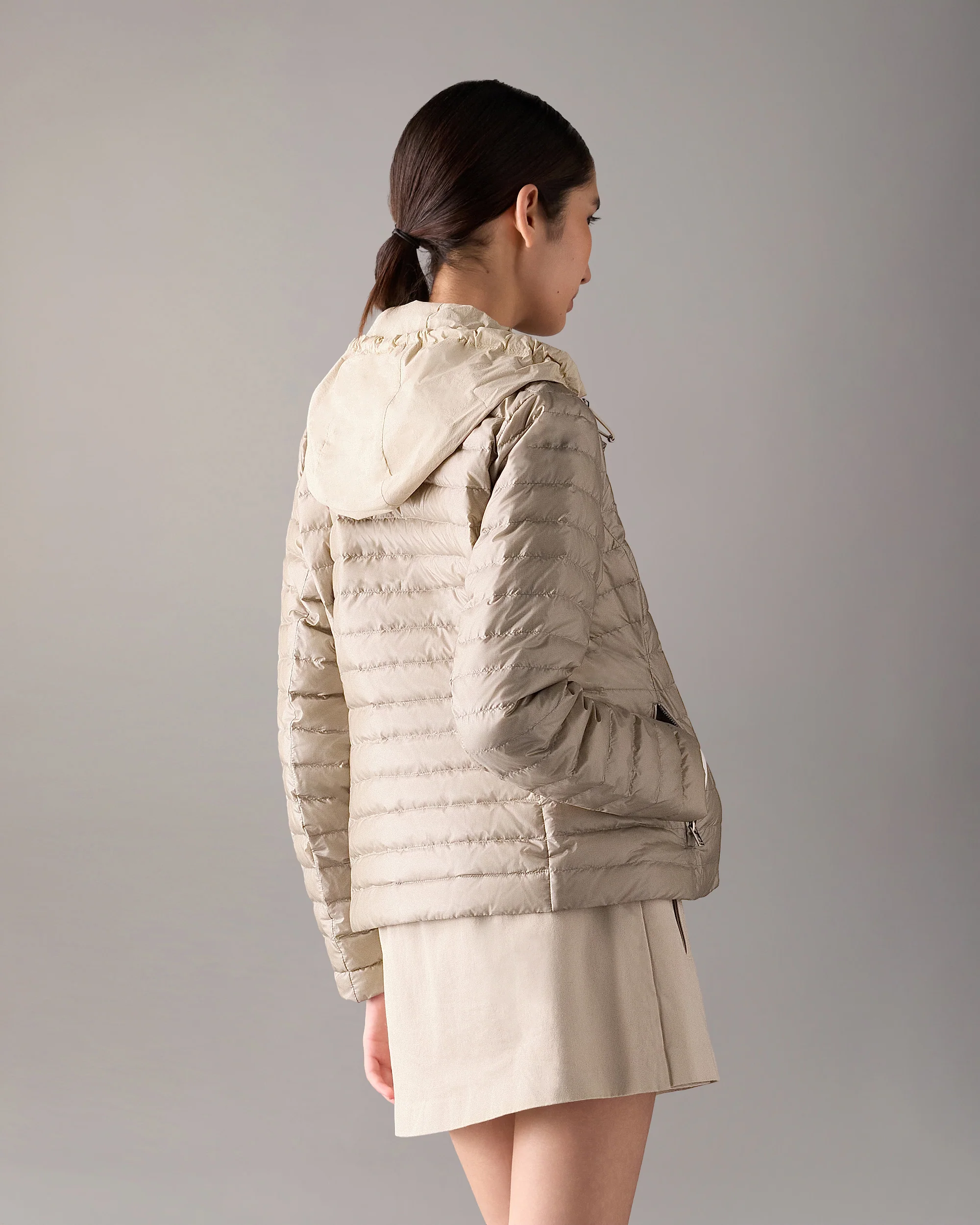 CLOUD WALKER AIR DOWN JACKET-ALABASTER - Image 3