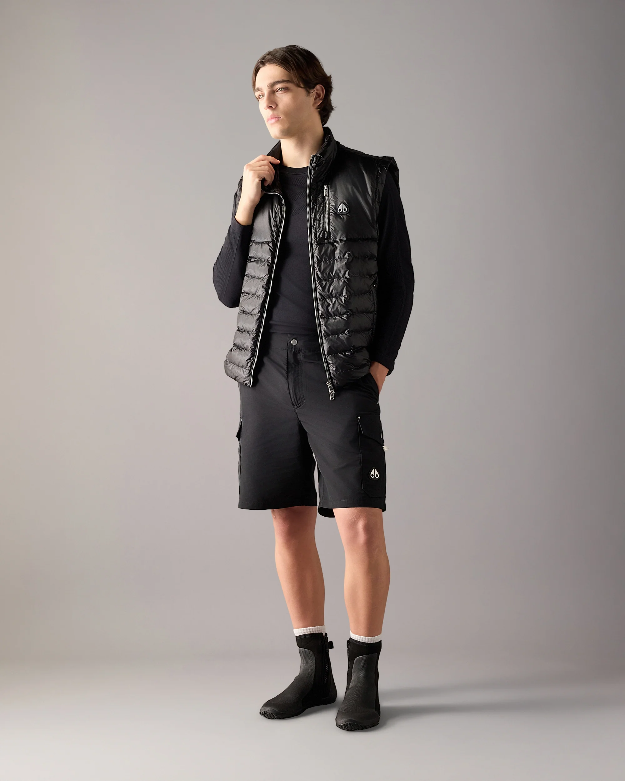 CLOUD WALKER AIR DOWN VEST-BLACK - Image 6