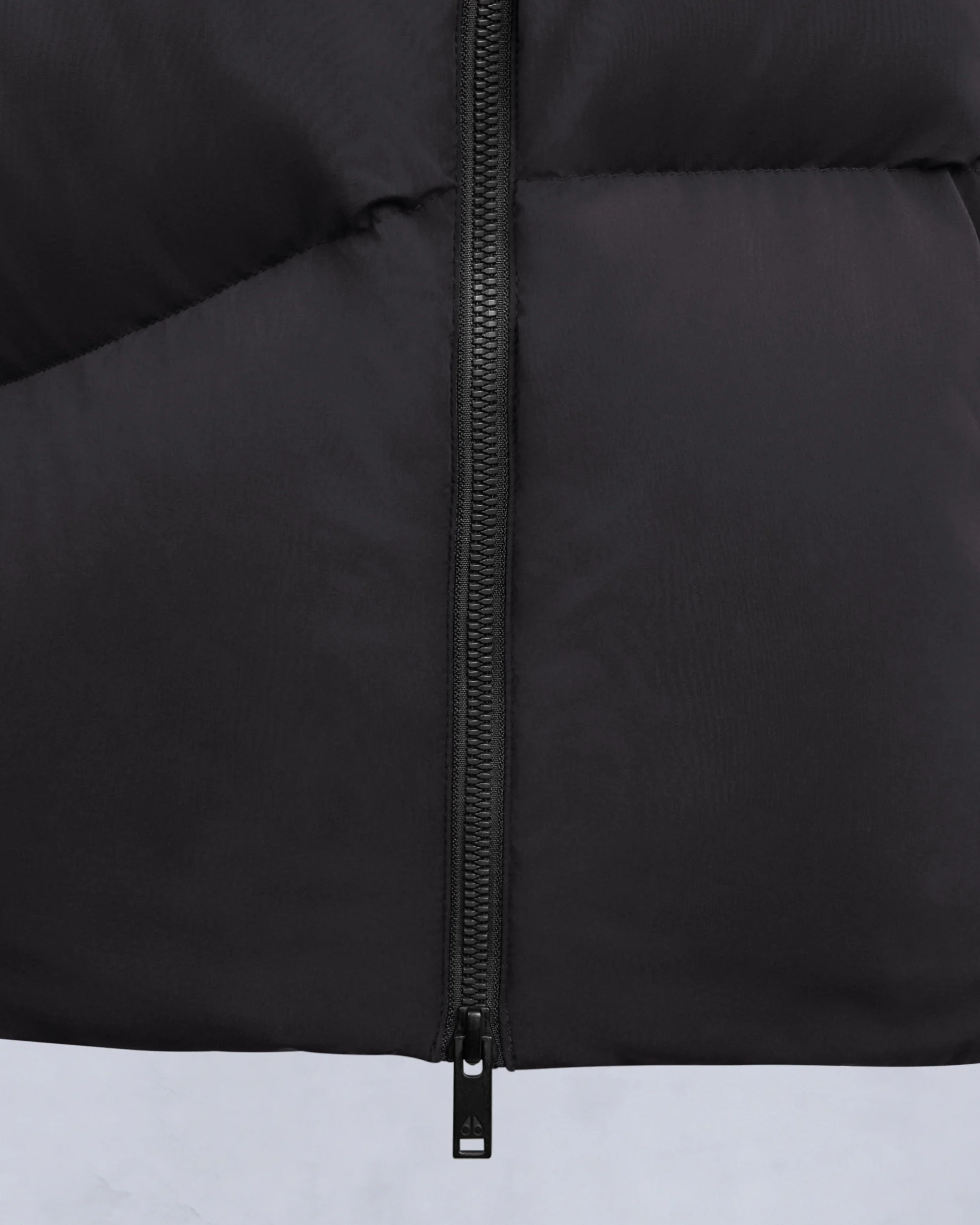 COOPER LAKE SHEARLING TRIM PARKA-BLACK/BLACK - Image 4