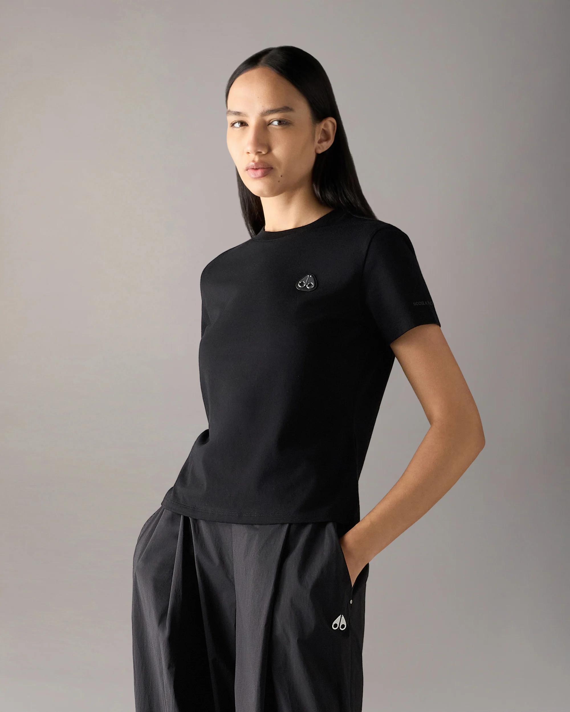 CRESCENT T-SHIRT-BLACK - Image 2