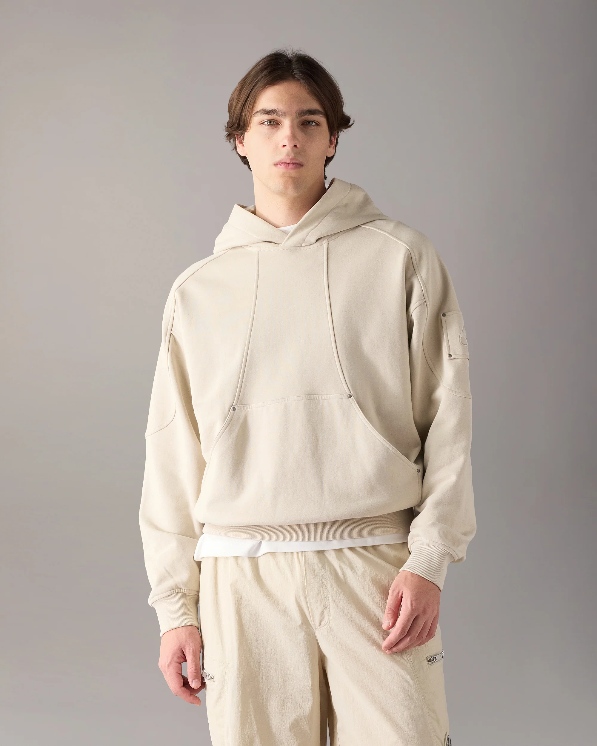 DOWNTOWN HOODIE-ALABASTER - Image 2