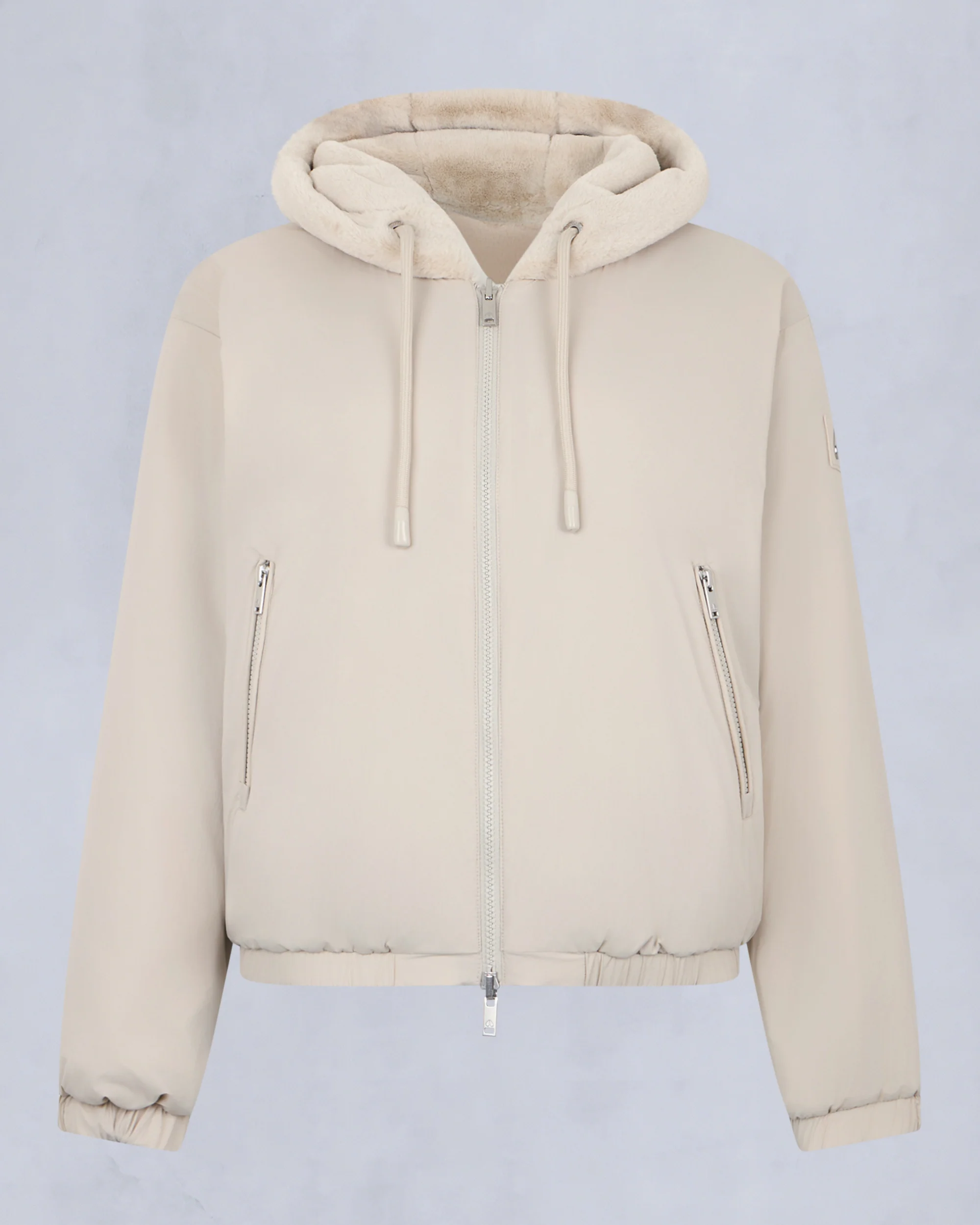EATON BUNNY REVERSIBLE HOODIE-ALABASTER/ALABASTER - Image 12