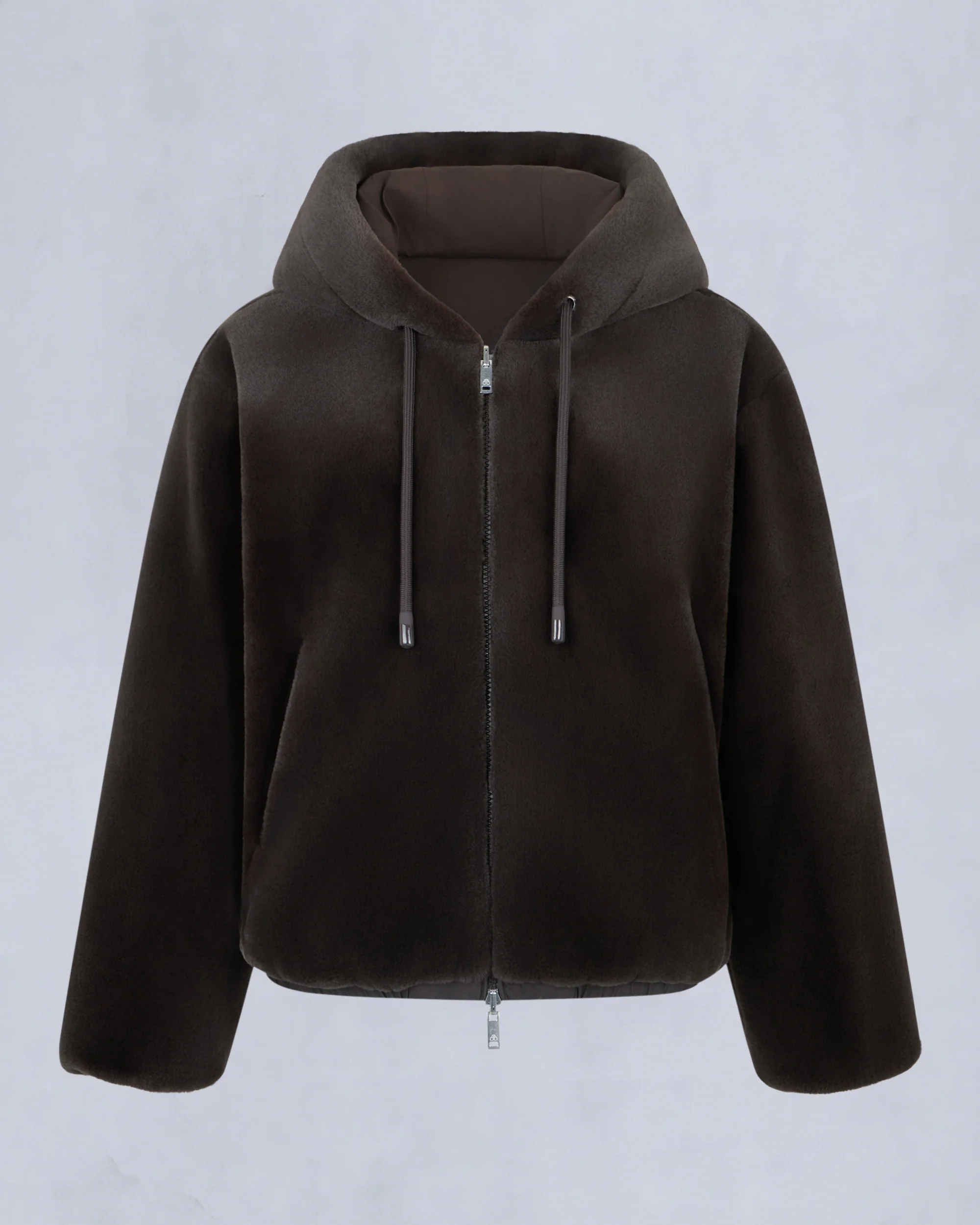 EATON BUNNY REVERSIBLE HOODIE-ESPRESSO/ESPRESSO - Image 10