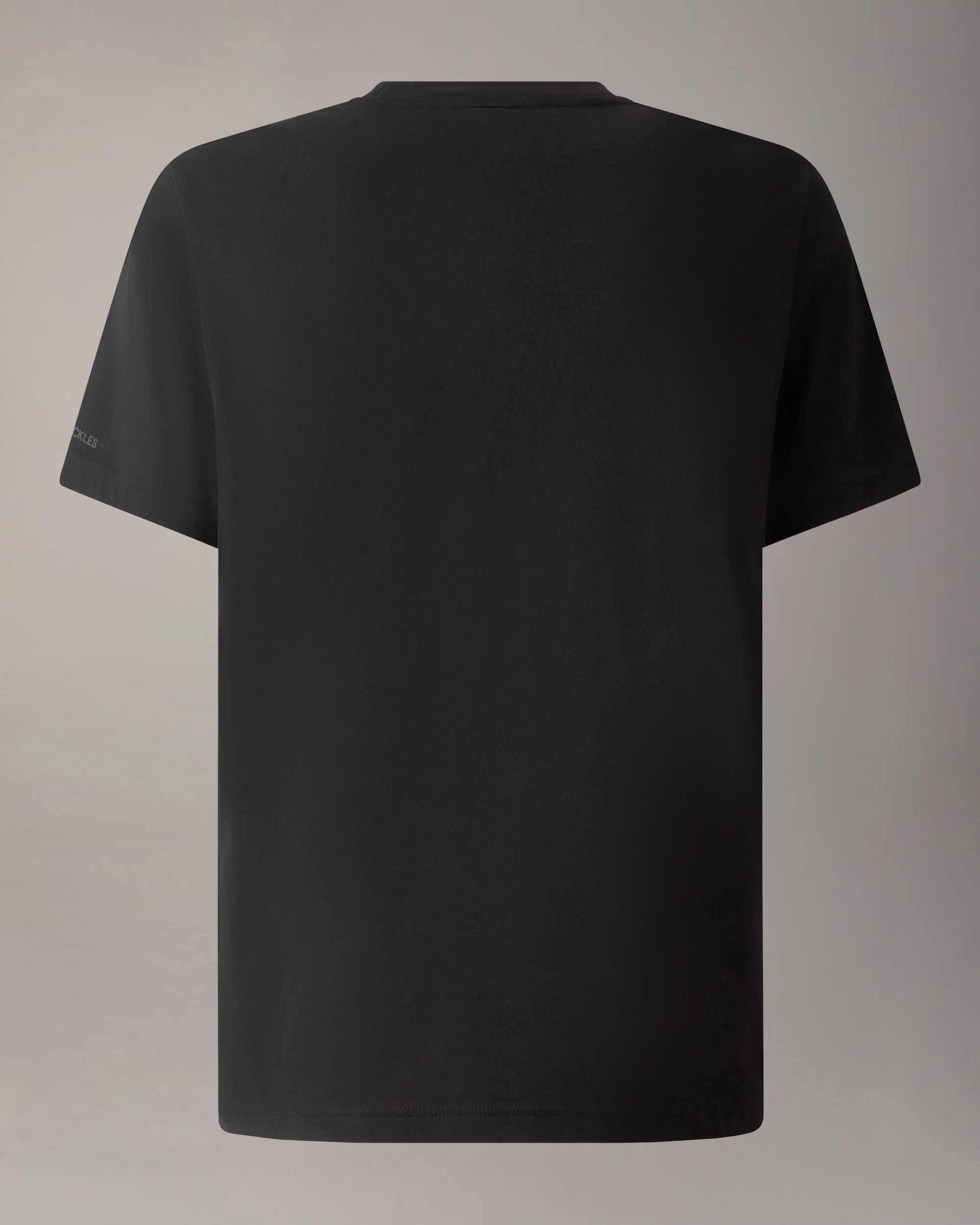 ECLIPSO PIMA COTTON LOGO T-SHIRT-BLACK/WHITE - Image 5