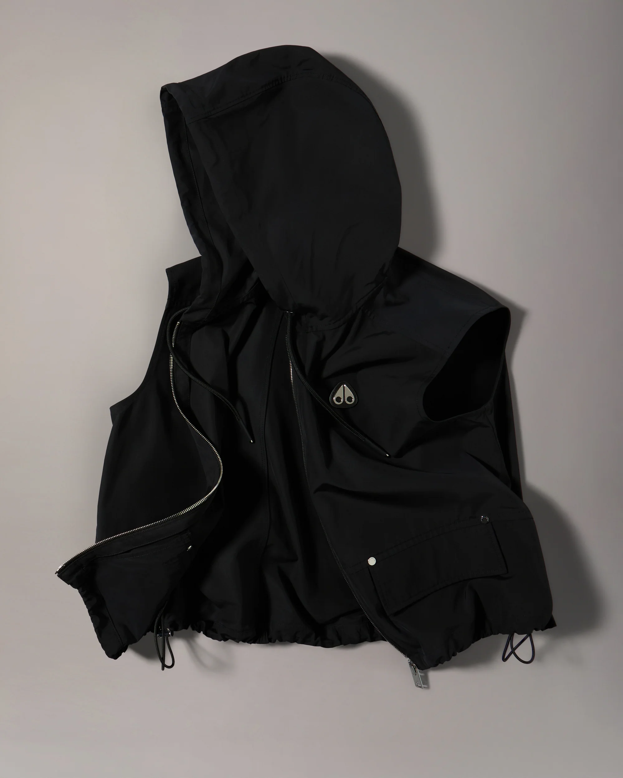 ELEVATE HOODED VEST-BLACK - Image 6