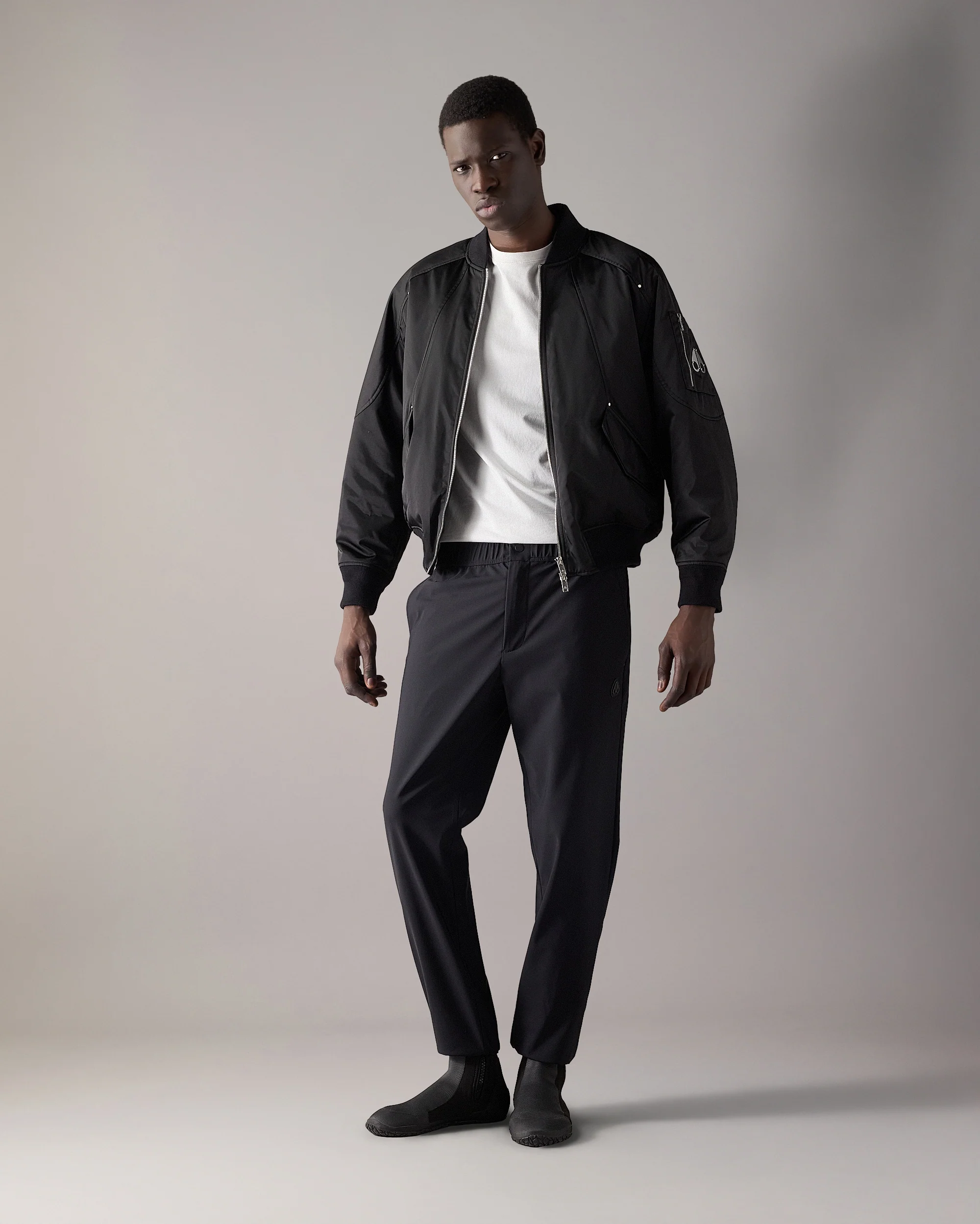 GEORGIE BOMBER JACKET-BLACK - Image 6
