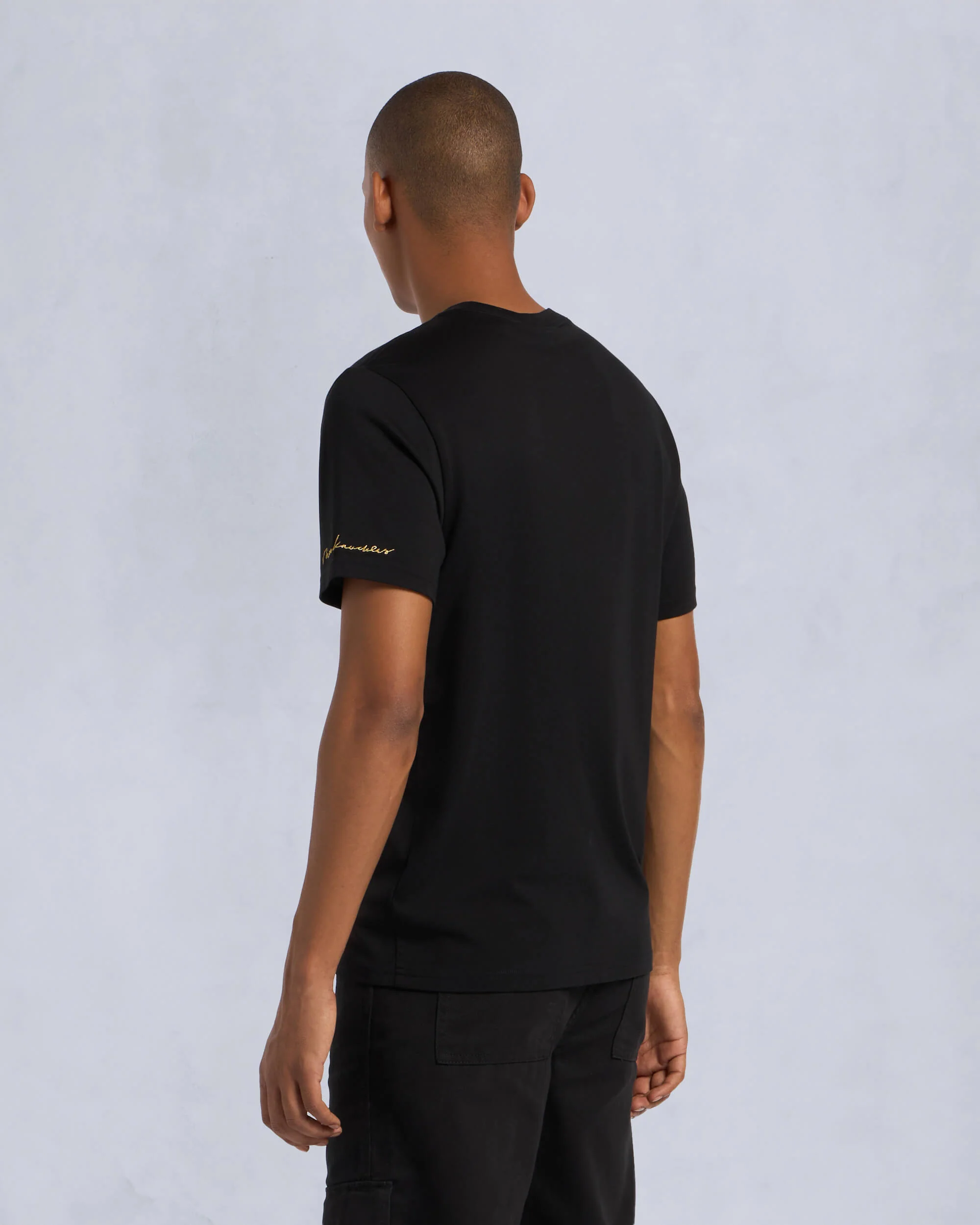 GOLD SERIES AUGUSTINE TEE-BLACK - Image 3