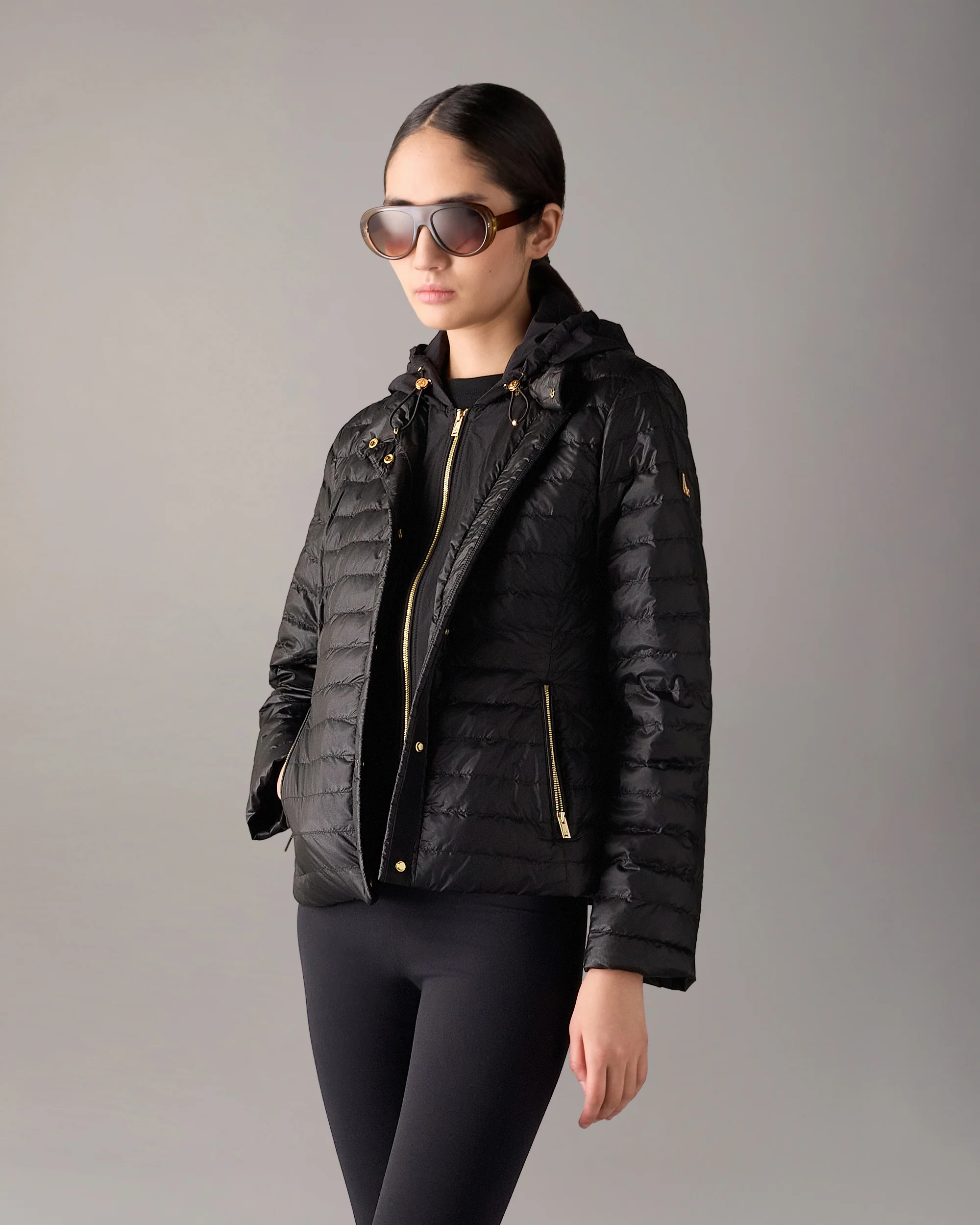 GOLD SERIES CLOUD WALKER AIR DOWN JACKET-BLACK/BLACK - Image 2