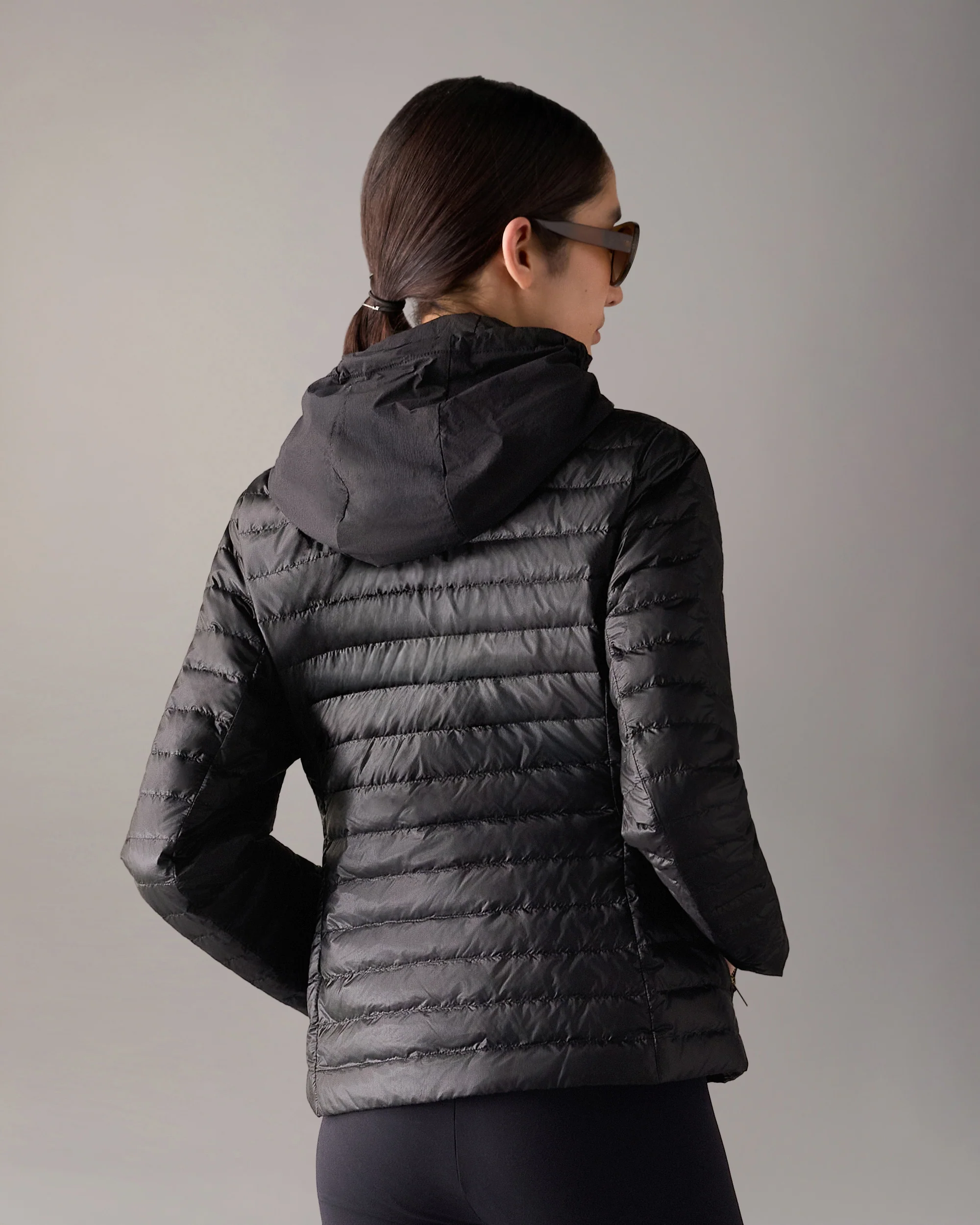 GOLD SERIES CLOUD WALKER AIR DOWN JACKET-BLACK/BLACK - Image 3