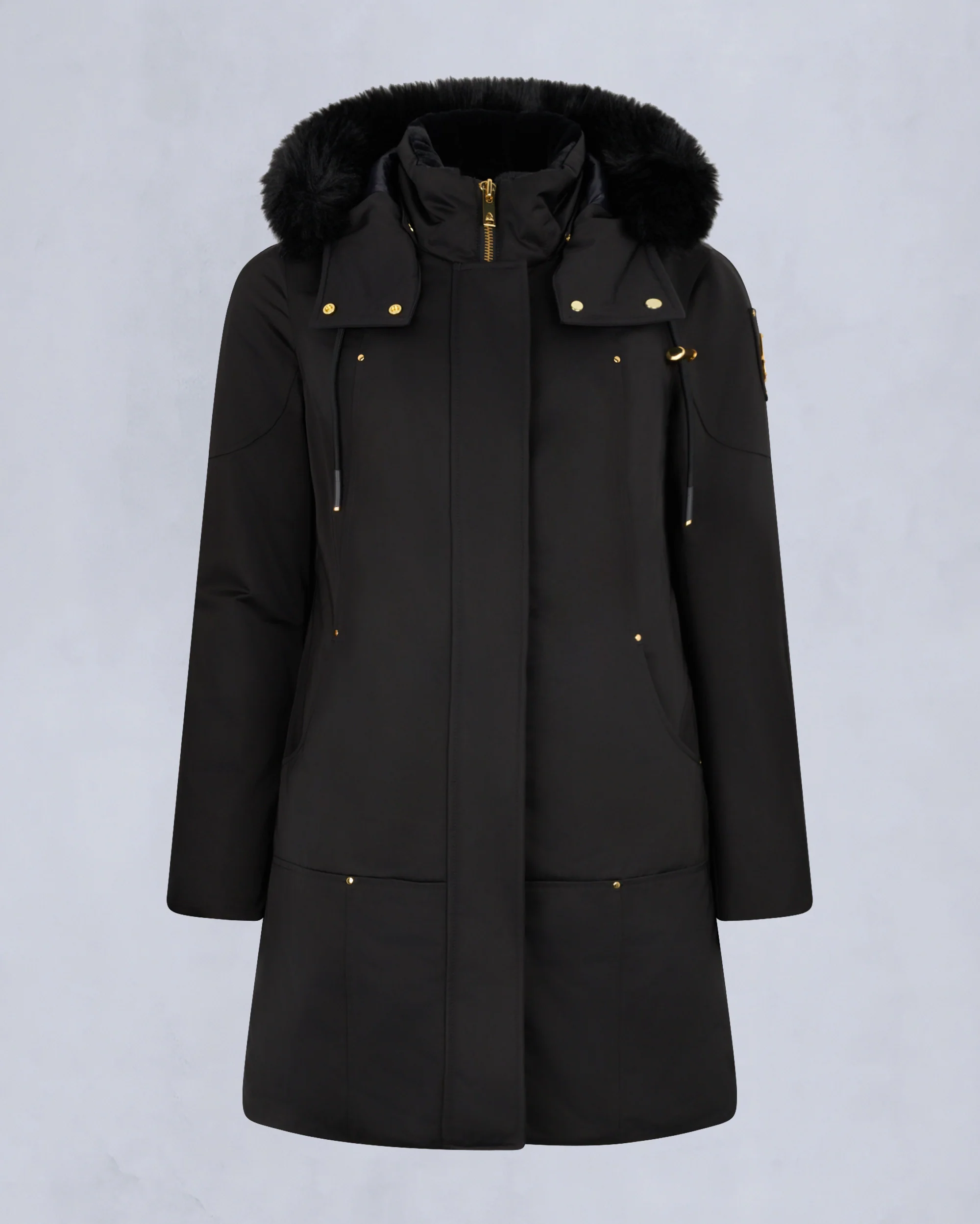 GOLD SERIES SATIN STIRLING PARKA-BLACK - Image 7