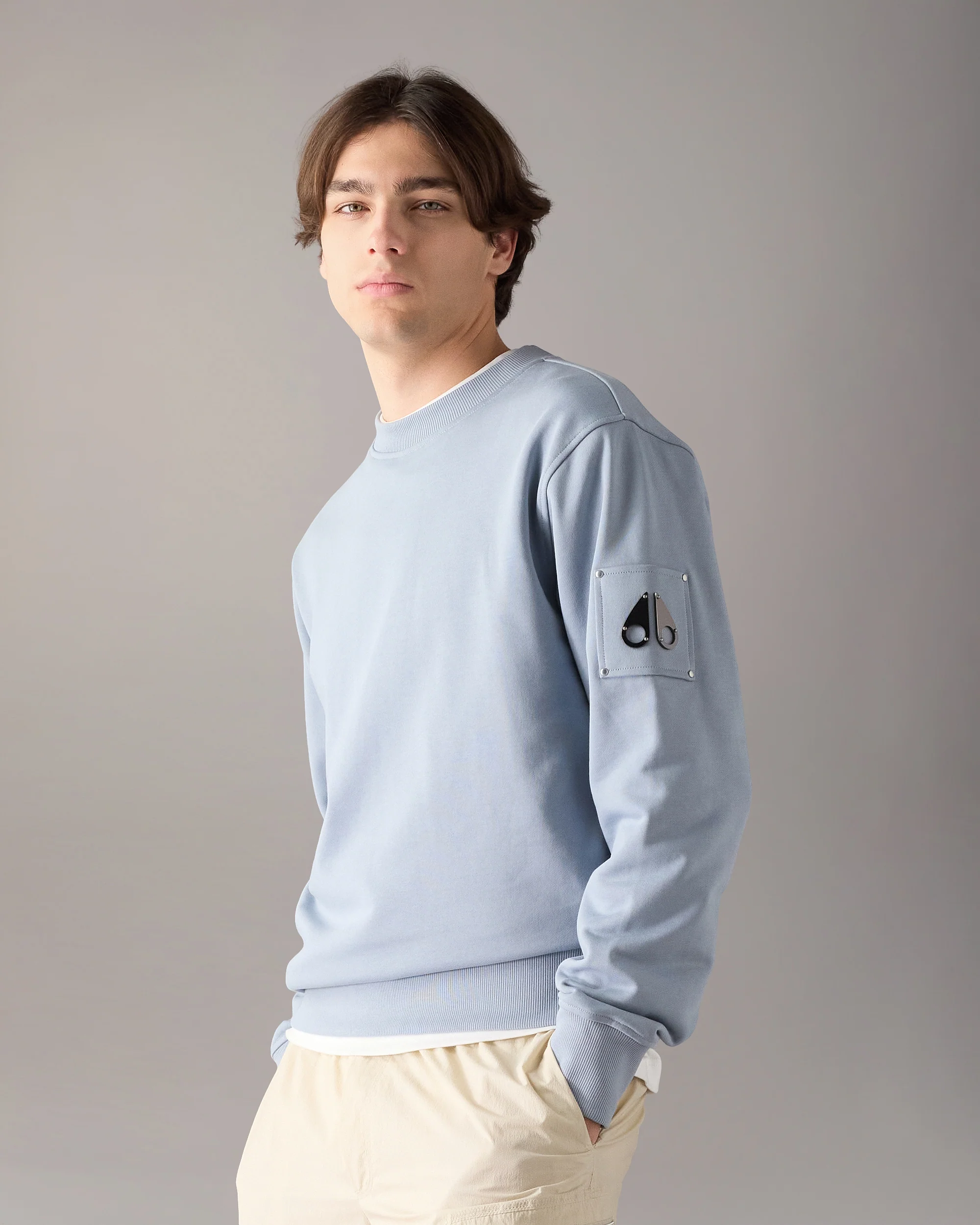 HARTSFIELD CREWNECK SWEATSHIRT-JET STREAM - Image 2