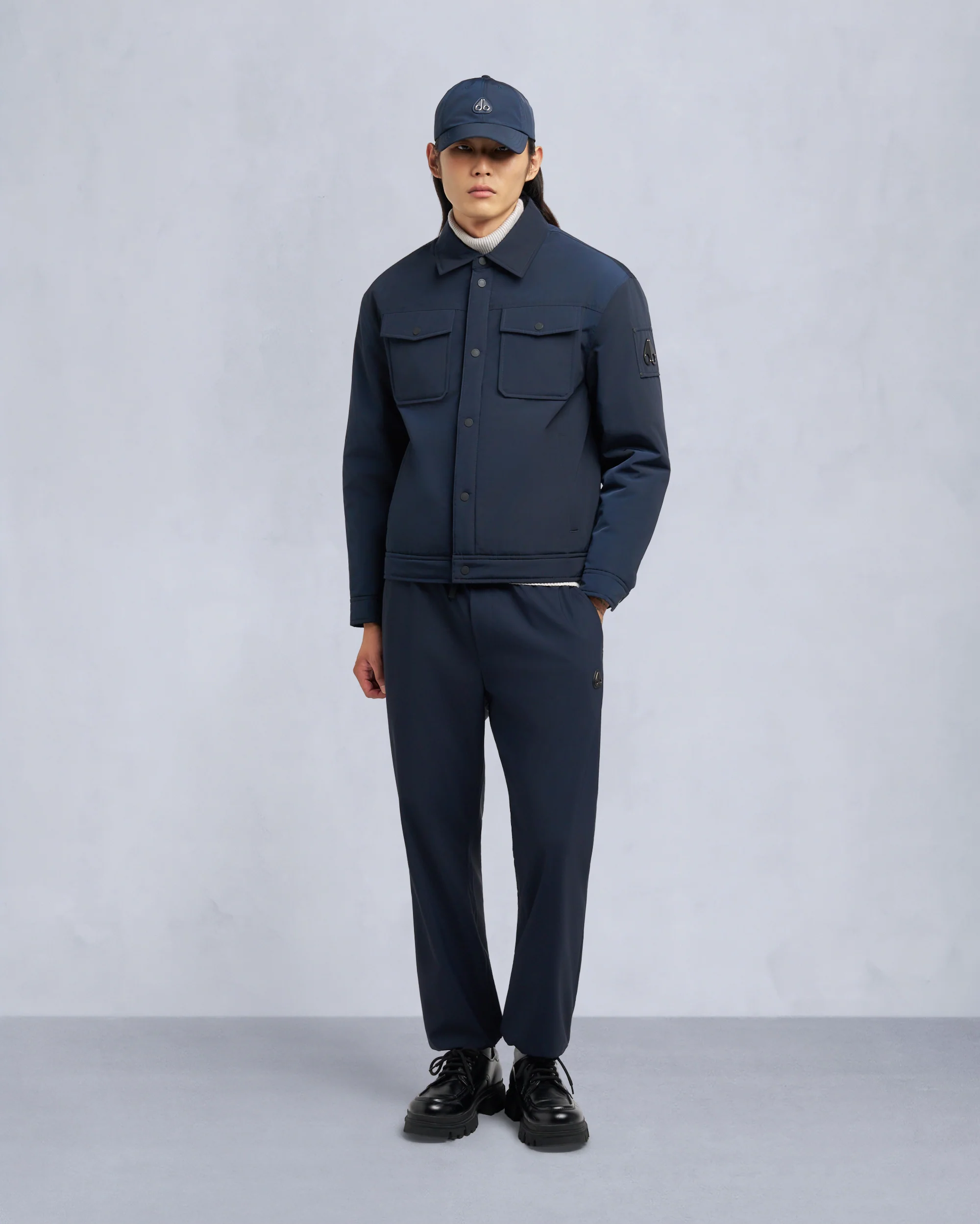 JACQUES BUNNY SHIRT JACKET-NAVY - Image 6