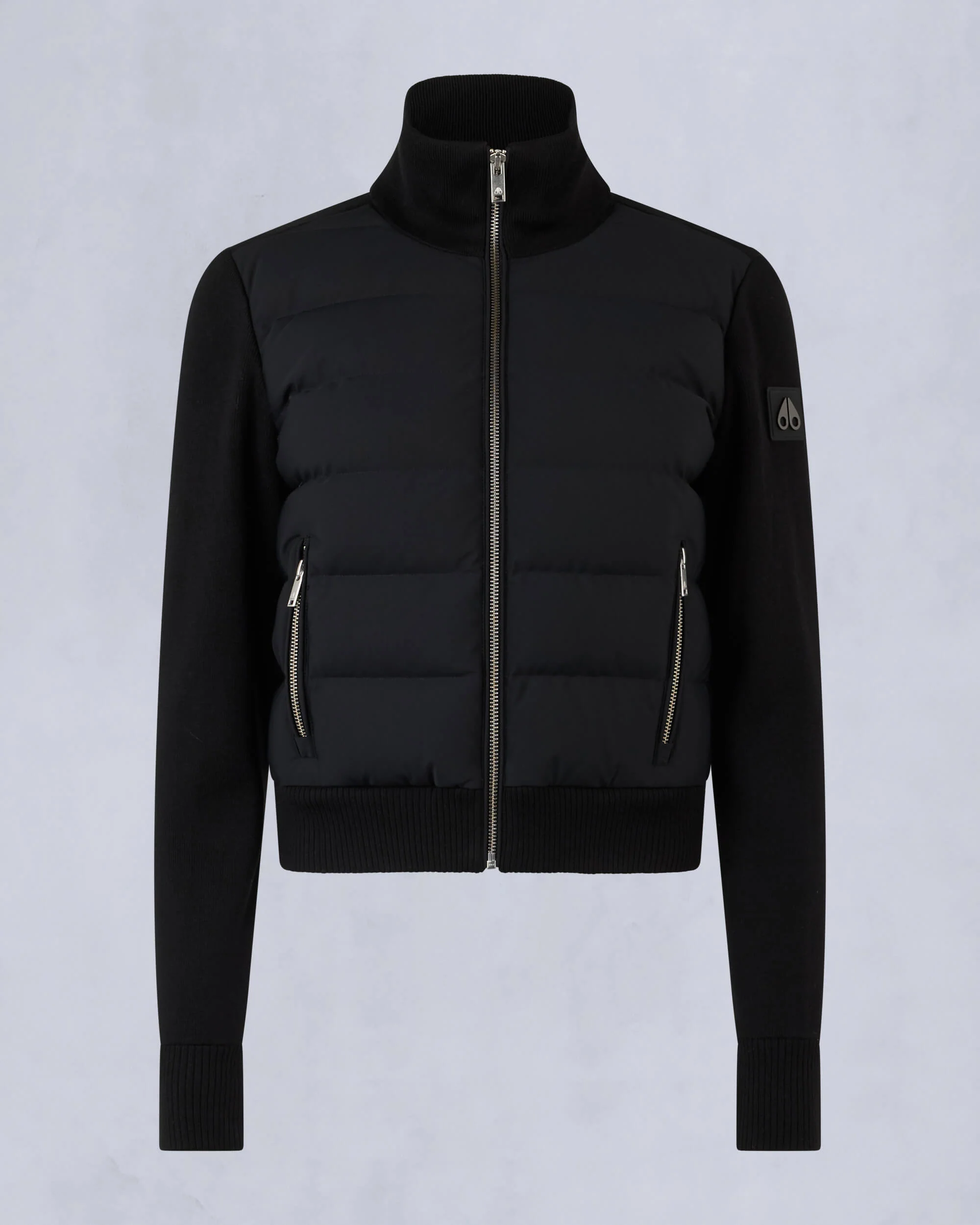 JOSEPHINE HYBRID SWEATER-BLACK - Image 6