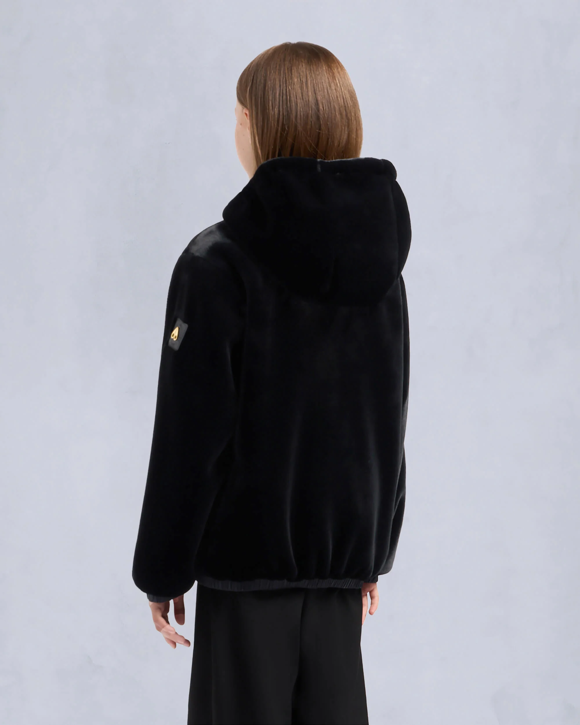 KIDS UNISEX GOLD SERIES SIMCOE REVERSIBLE BUNNY-BLACK - Image 3