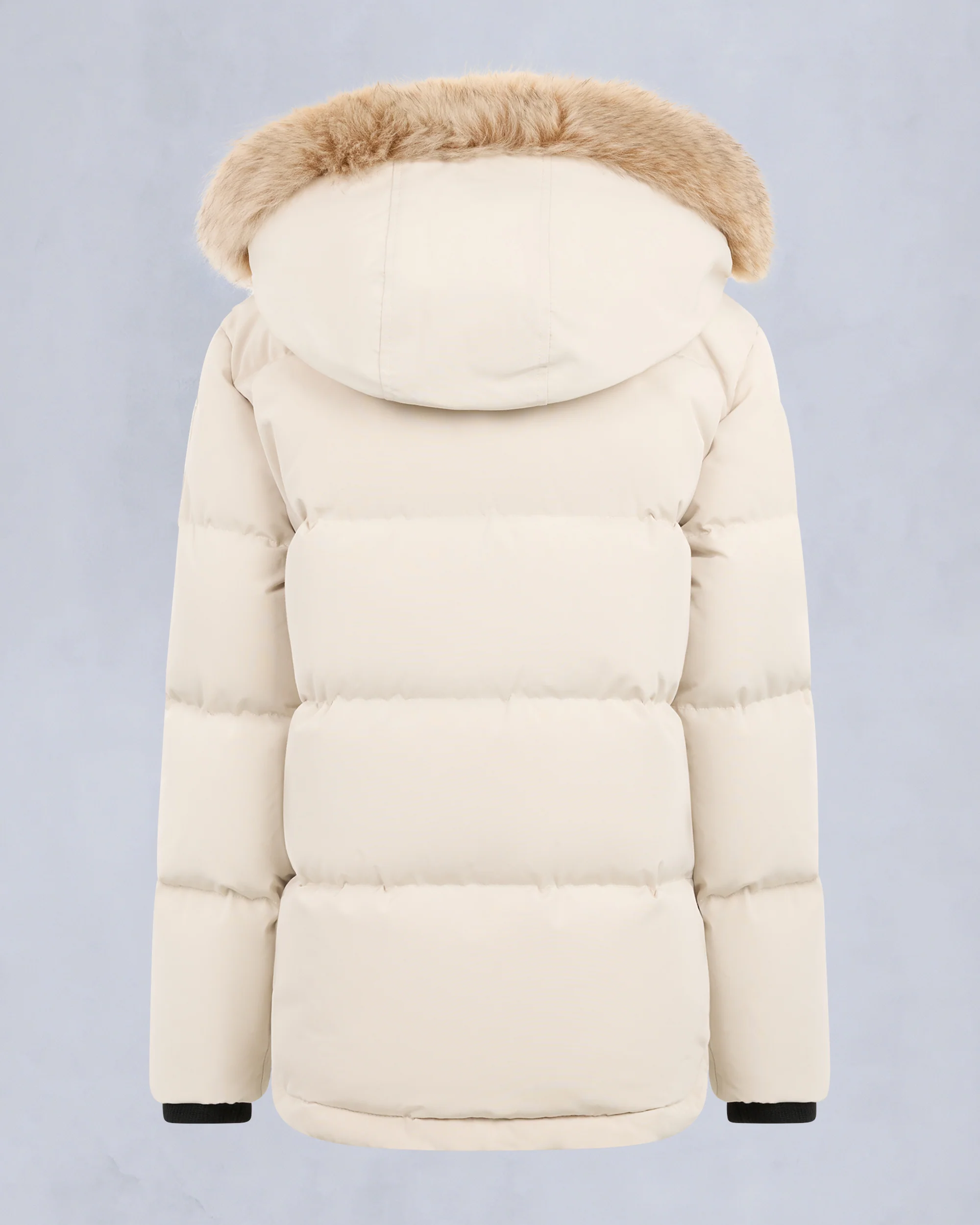 KIDS UNISEX ORIGINAL SHEARLING TRIM 3Q JACKET-ALABASTER/BRONZE - Image 2