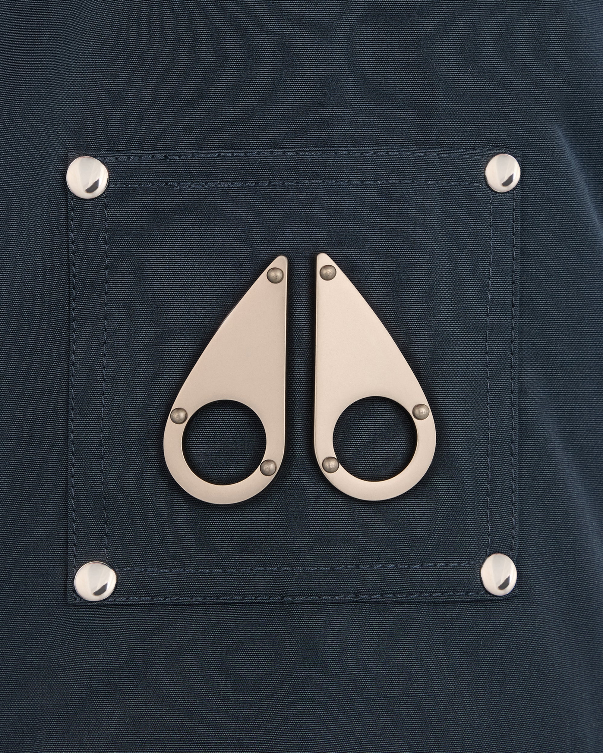 KIDS UNISEX ORIGINAL  SHEARLING TRIM PARKA-NAVY/BLACK - Image 4