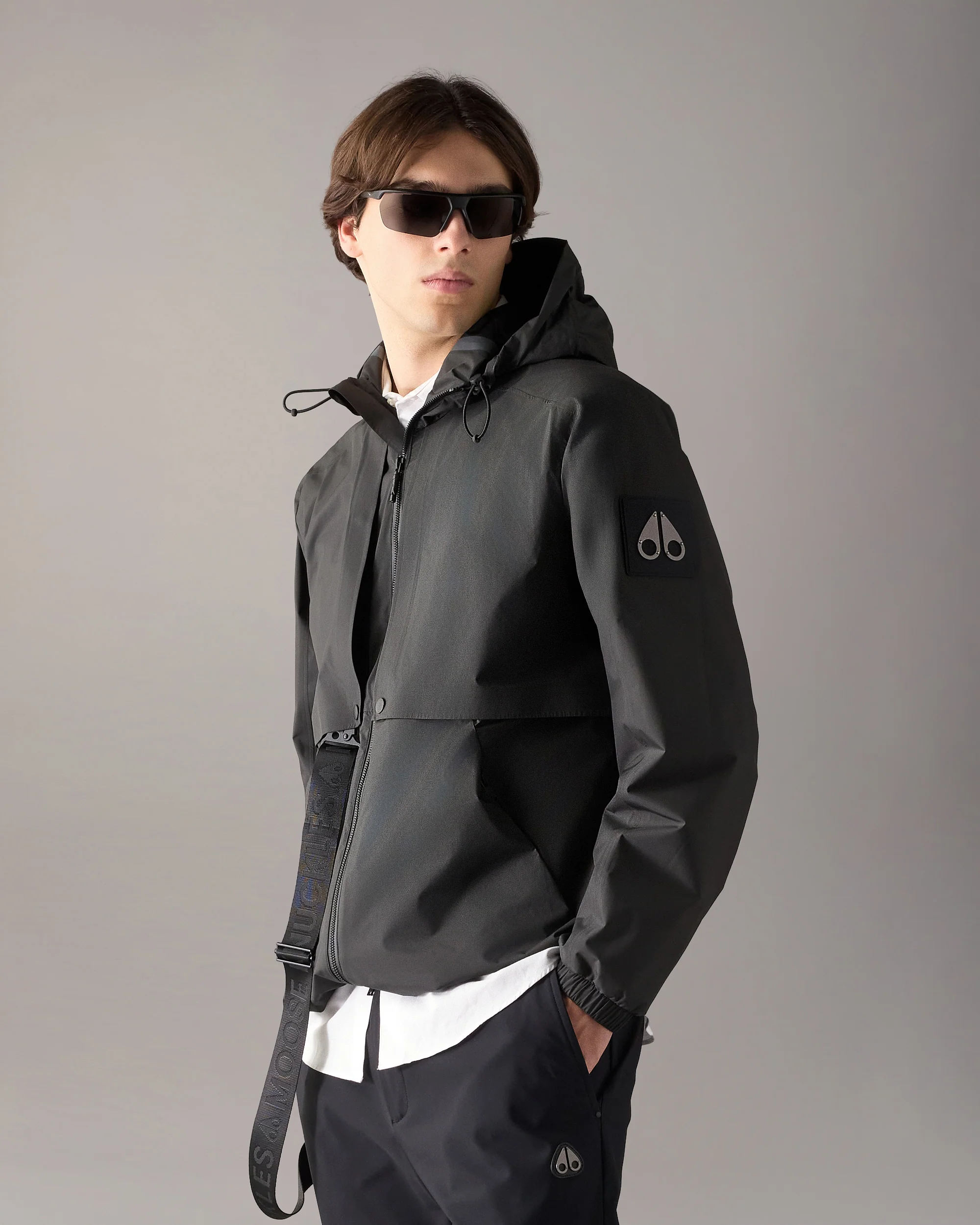 KNOX PACKABLE RAIN JACKET-BLACK - Image 2