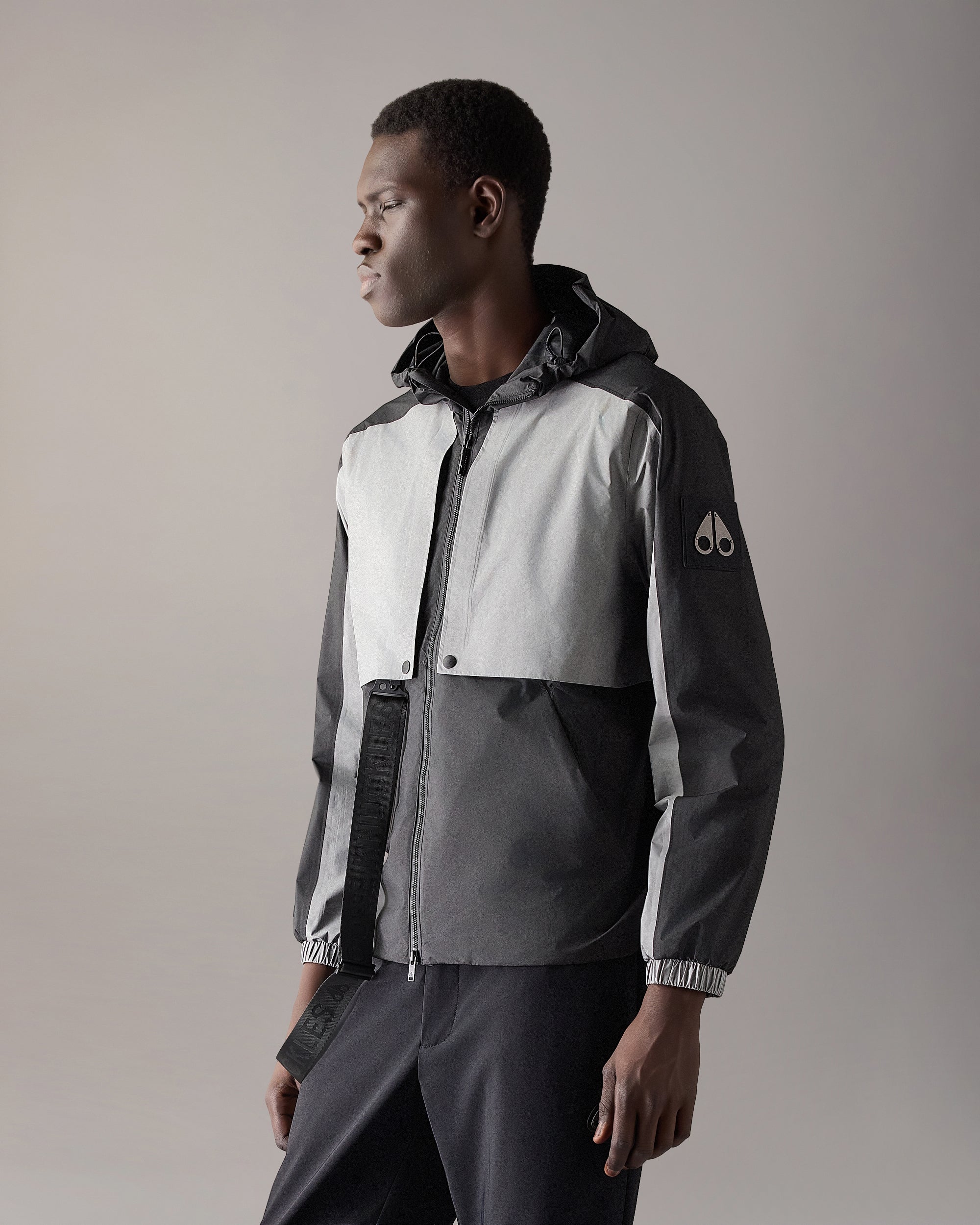 KNOX PACKABLE RAIN JACKET-BLACK/INDUSTRY - Image 2