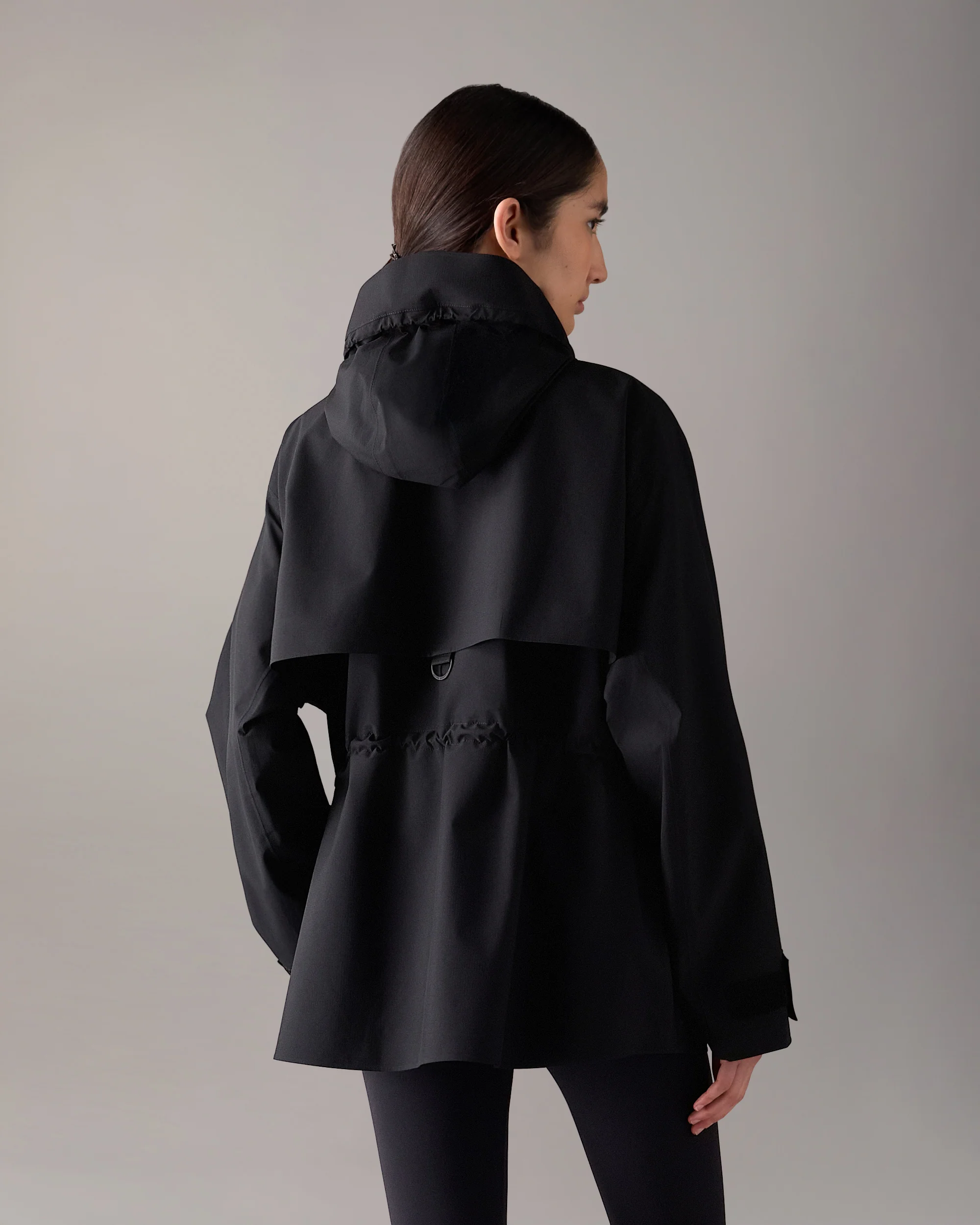 LAURIER RAIN JACKET-BLACK - Image 3