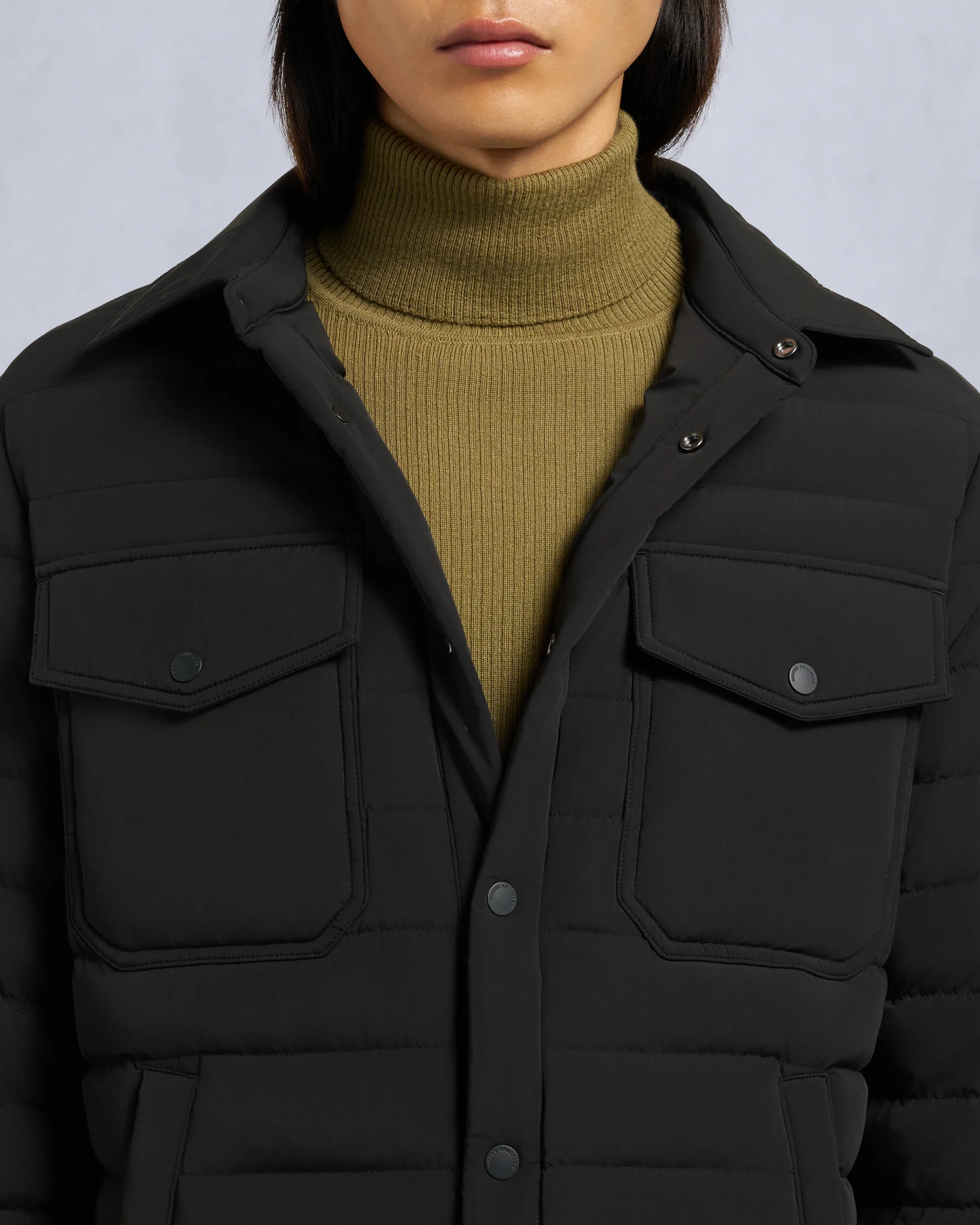 LENNOX SHIRT JACKET-BLACK - Image 6