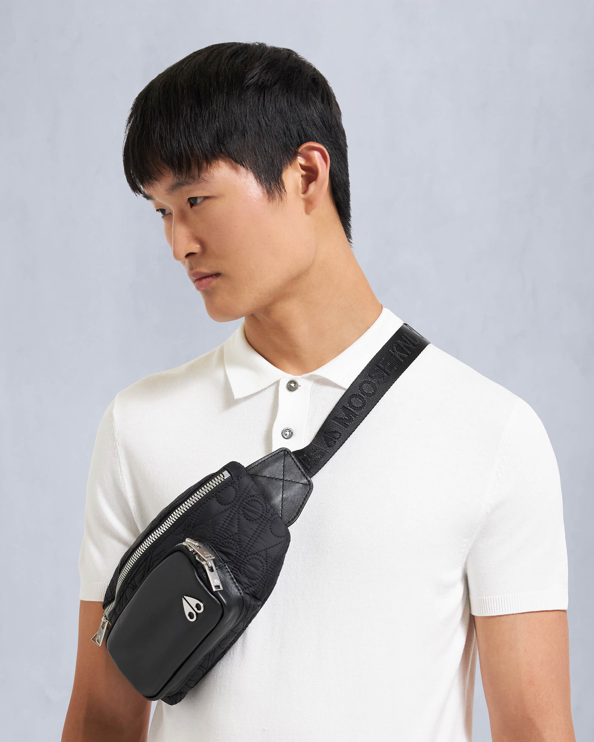 LOGO MONOGRAM WAIST BAG-BLACK MONOGRAM - Image 2