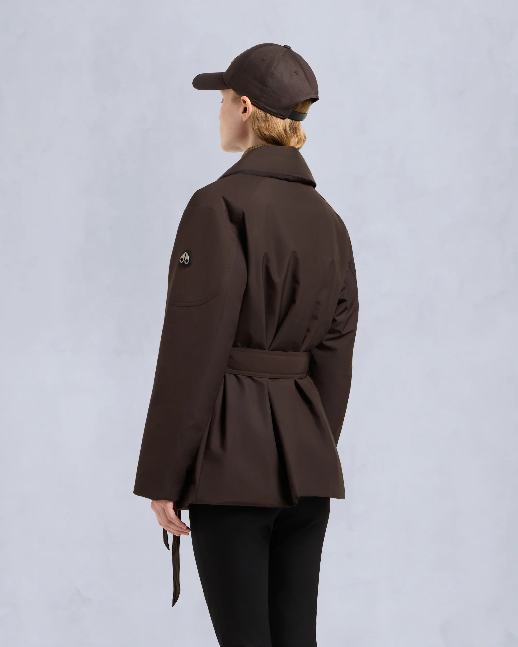 LONSDALE SHORT WRAP JACKET-ESPRESSO - Image 3