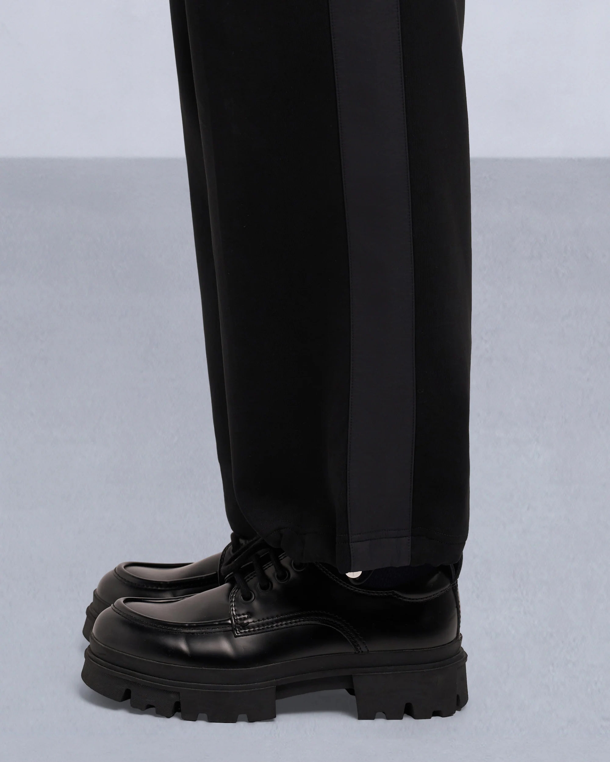 MIX MEDIA WIDE LEG PANT-BLACK - Image 6