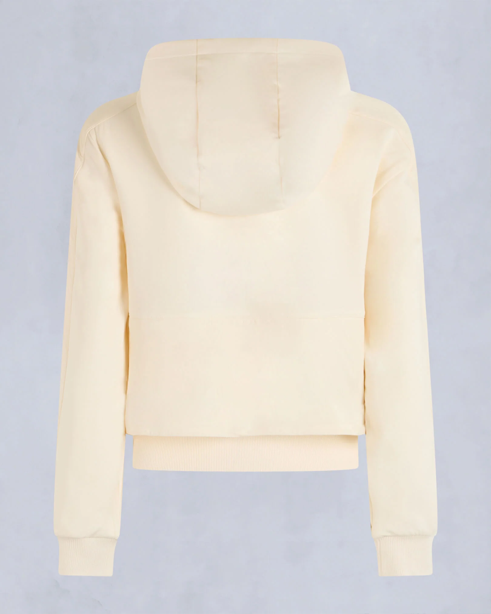 MIXED MEDIA NEOPRENE HOODIE-PLASTER - Image 5