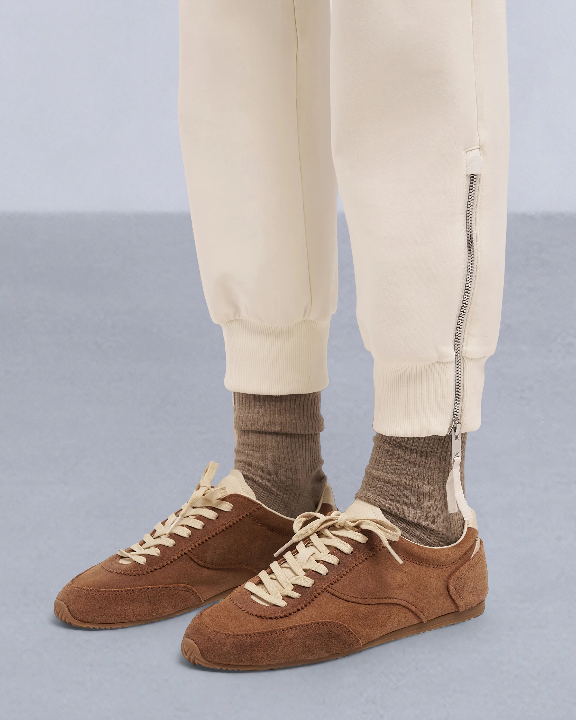 MIXED MEDIA NEOPRENE JOGGERS-PLASTER - Image 7
