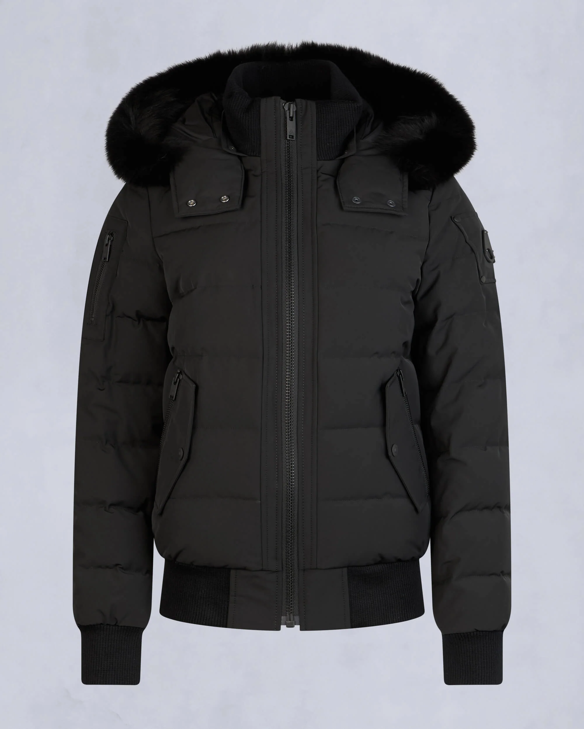 ONYX LADRIERE BOMBER-BLACKW/BLACK - Image 7