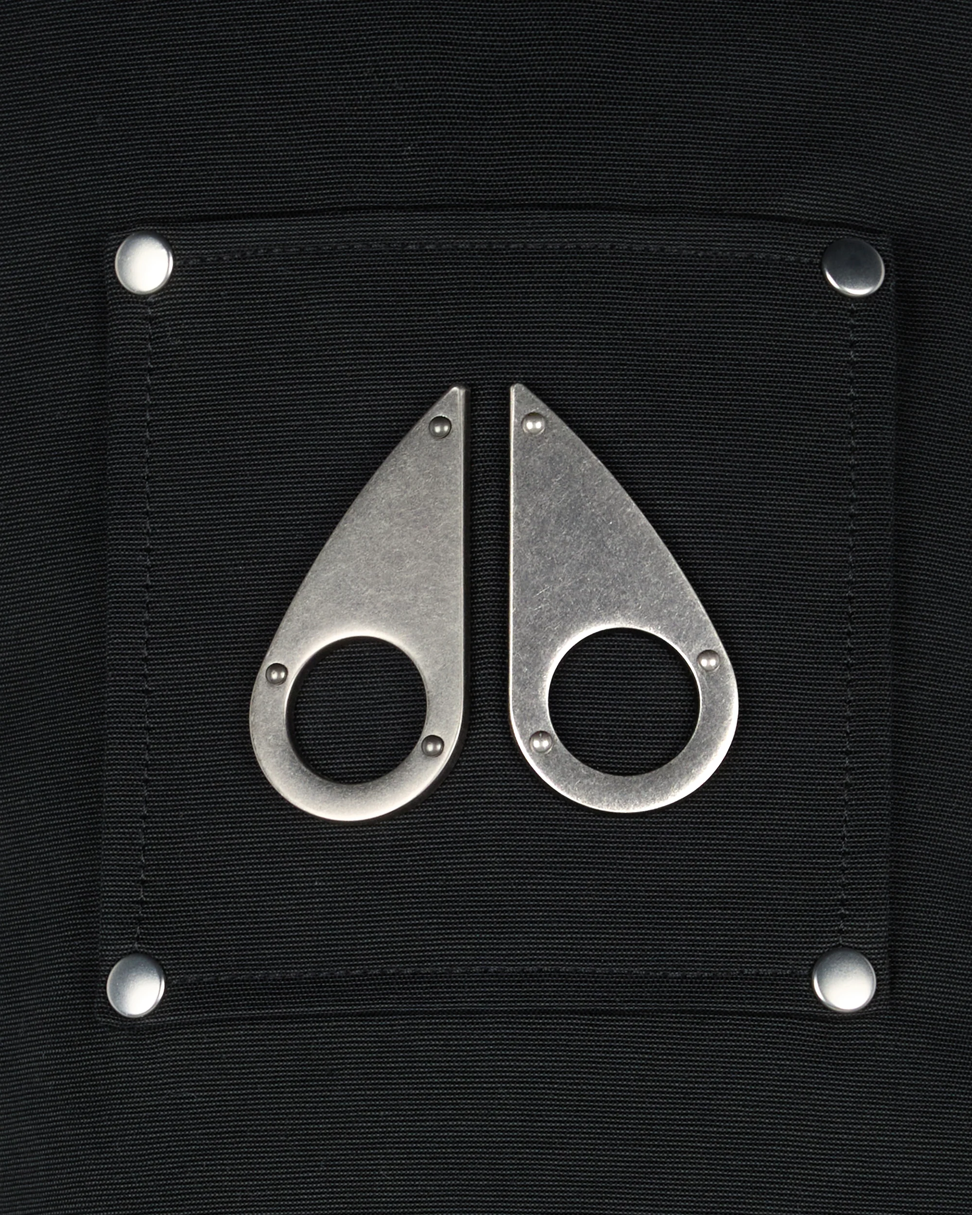ORIGINAL BALLISTIC SHEARLING TRIM BOMBER JACKET-BLACK/BLACK - Image 4