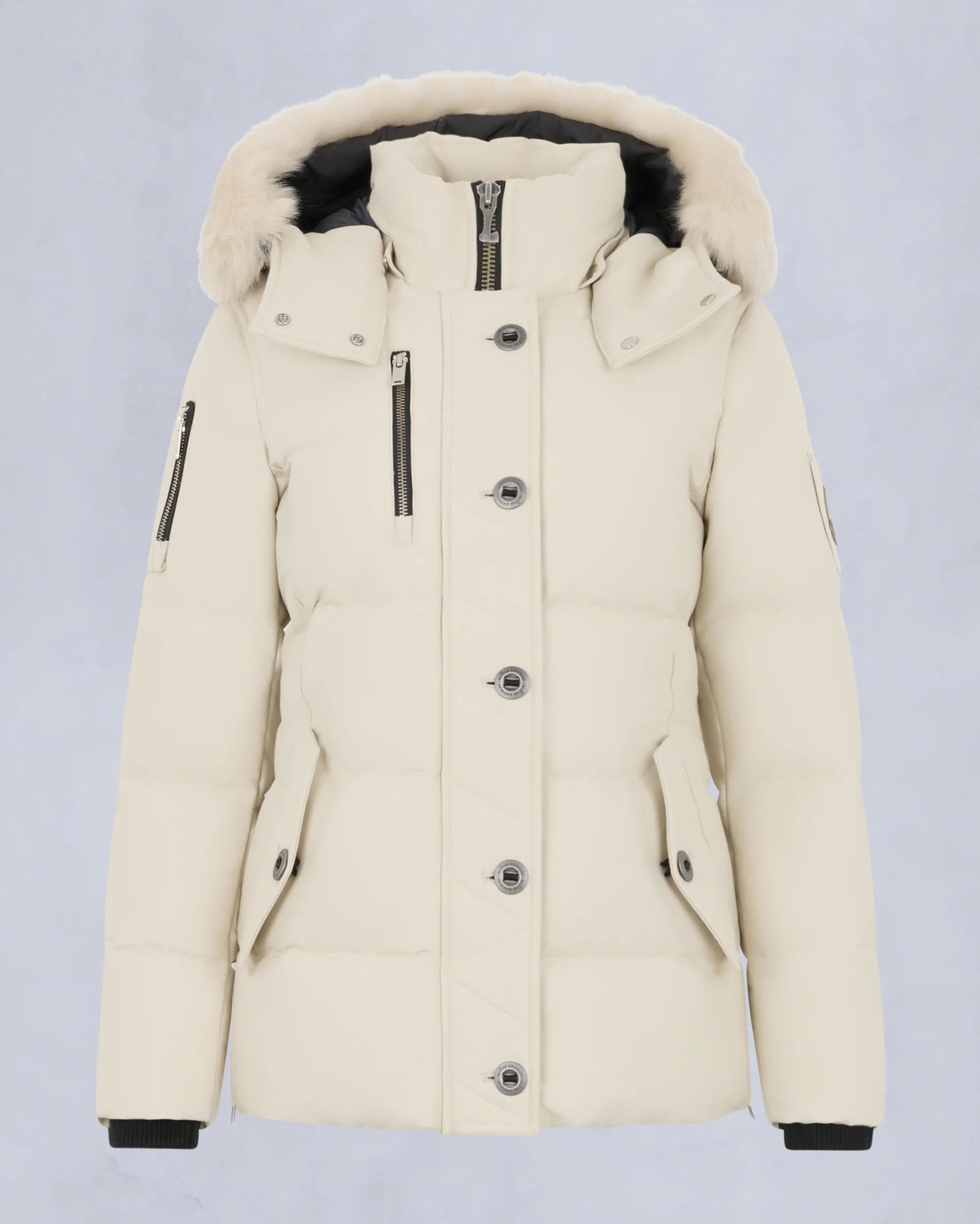 ORIGINAL SHEARLING TRIM 3Q JACKET-ALABASTER - Image 7