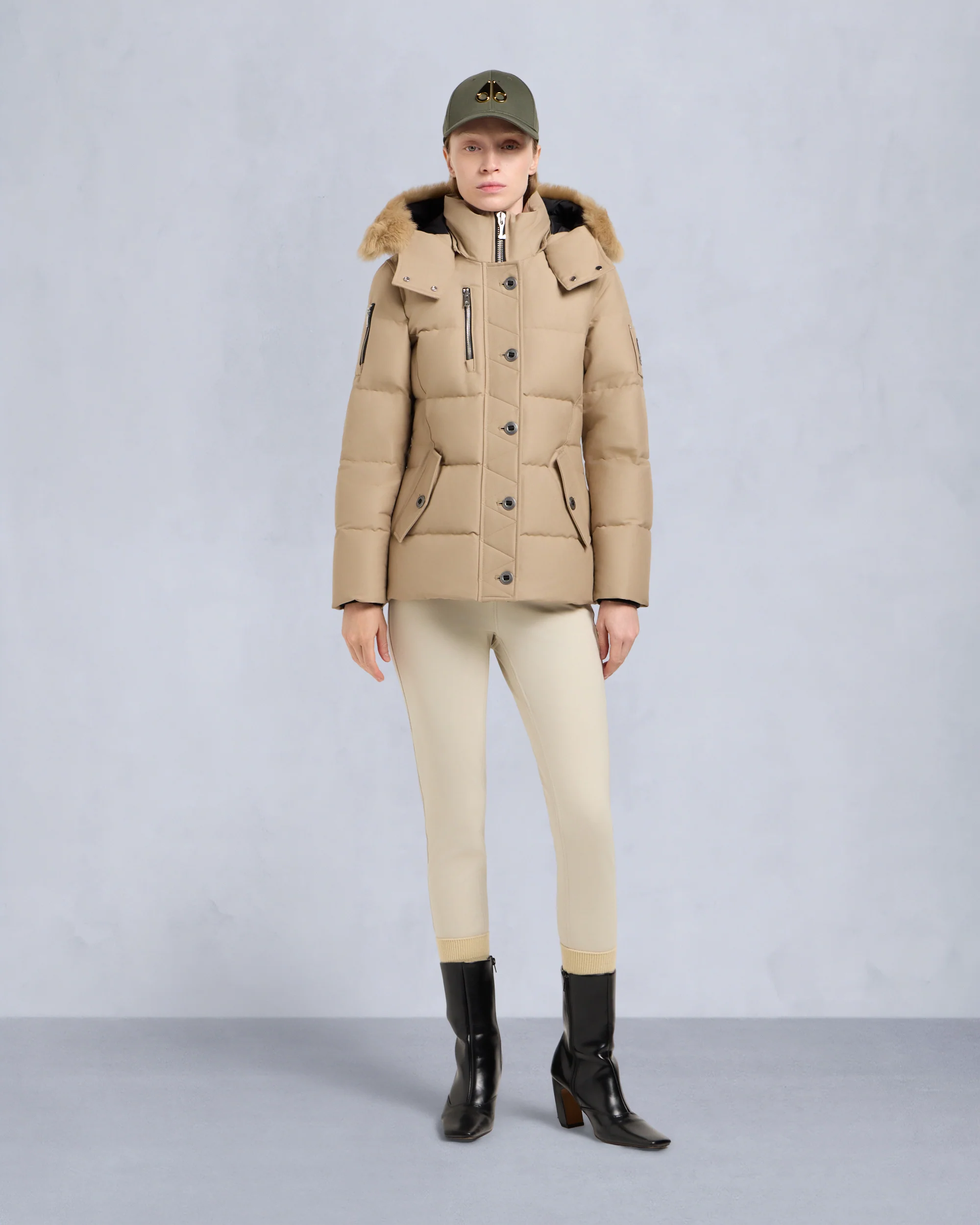 ORIGINAL SHEARLING TRIM 3Q JACKET - Image 6
