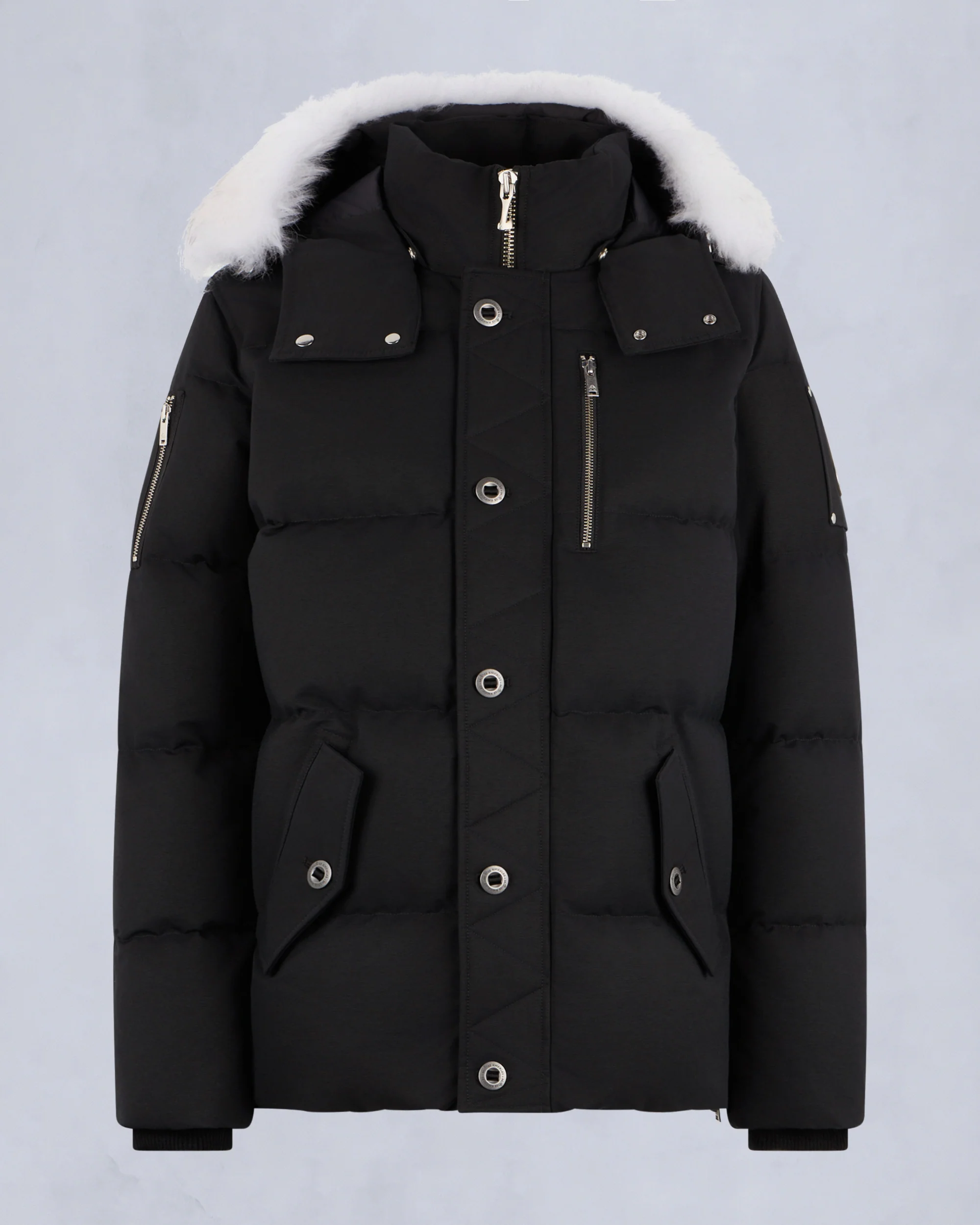 ORIGINAL SHEARLING TRIM 3Q JACKET-BLACK/NATURAL - Image 6