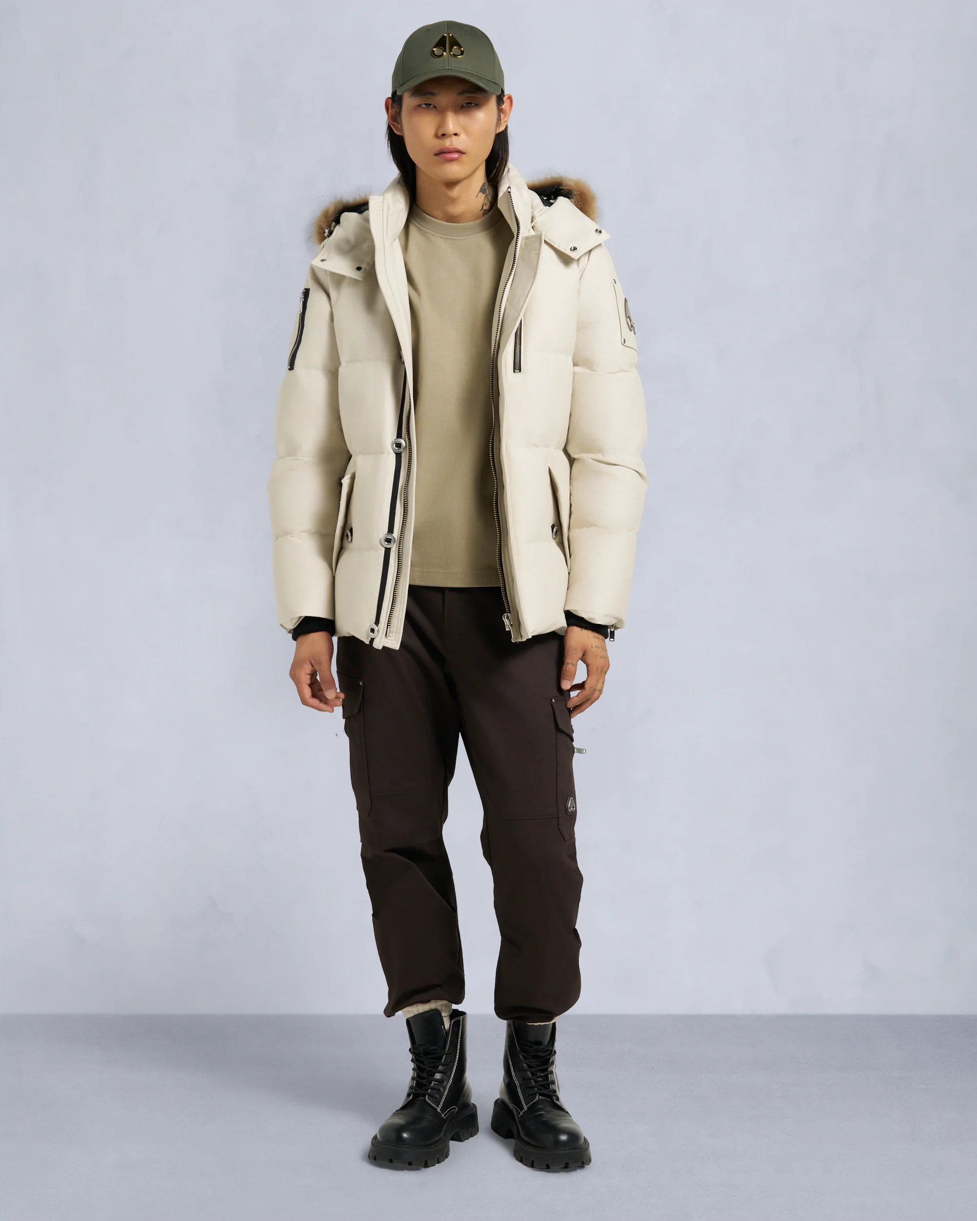 ORIGINAL SHEARLING TRIM 3Q JACKET - Image 4