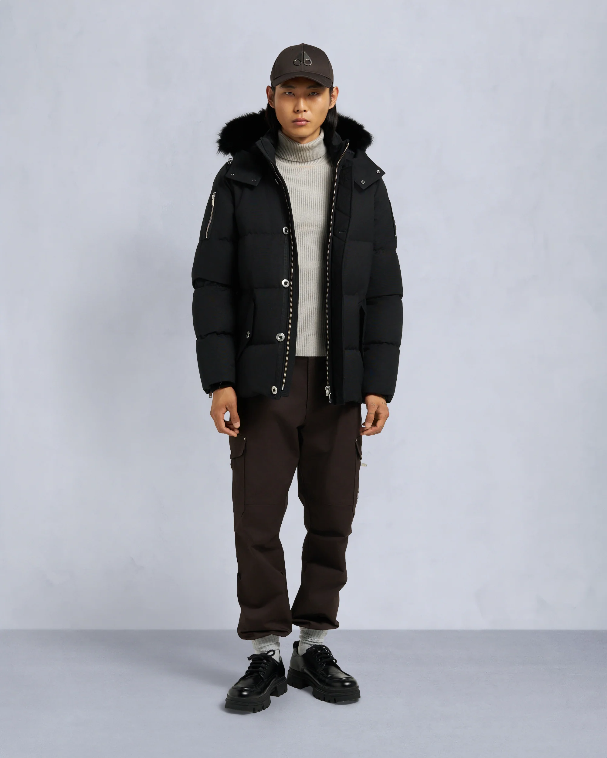 ORIGINAL SHEARLING TRIM 3Q JACKET - Image 3