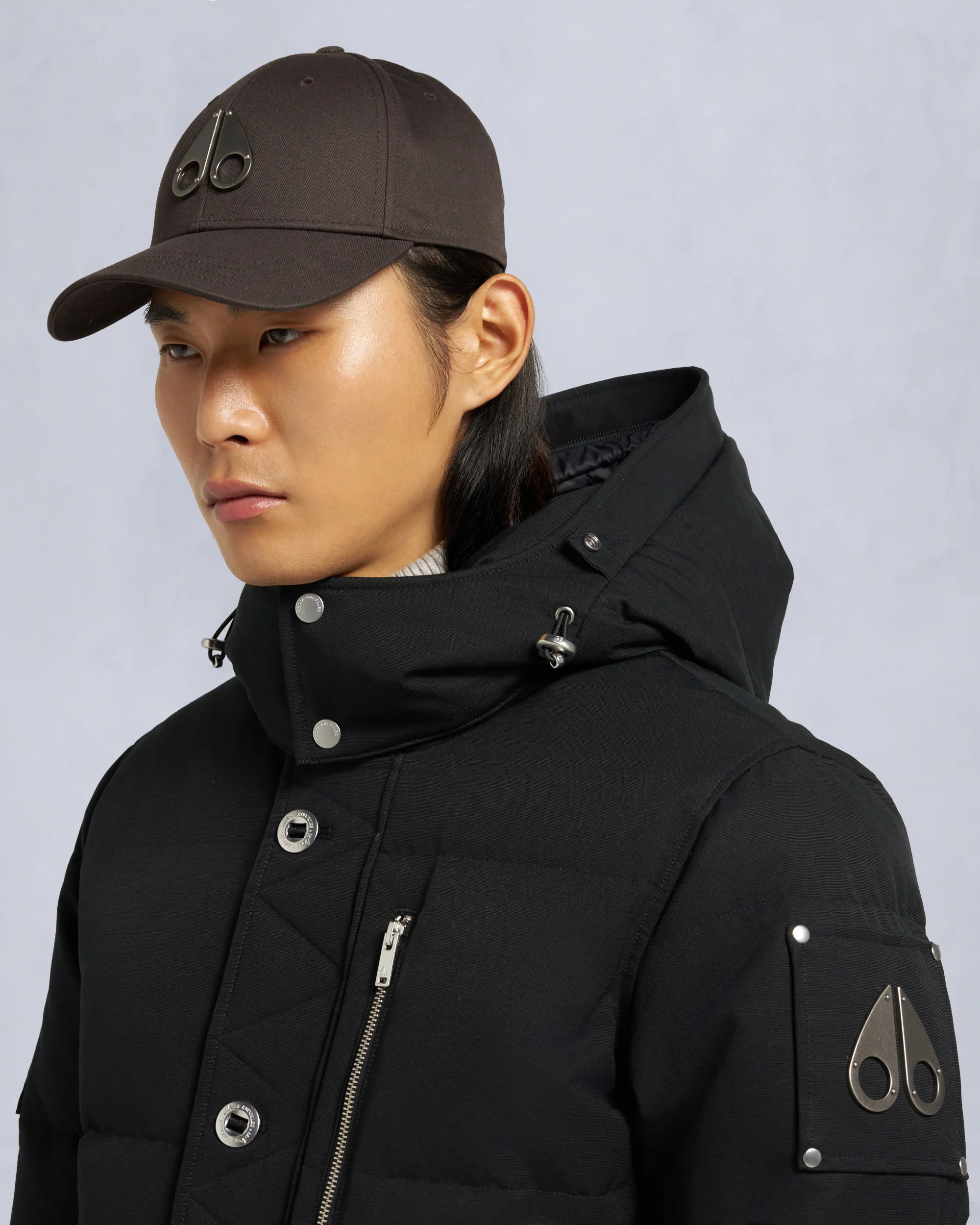 ORIGINAL SHEARLING TRIM 3Q JACKET-BLACK/BLACK - Image 6