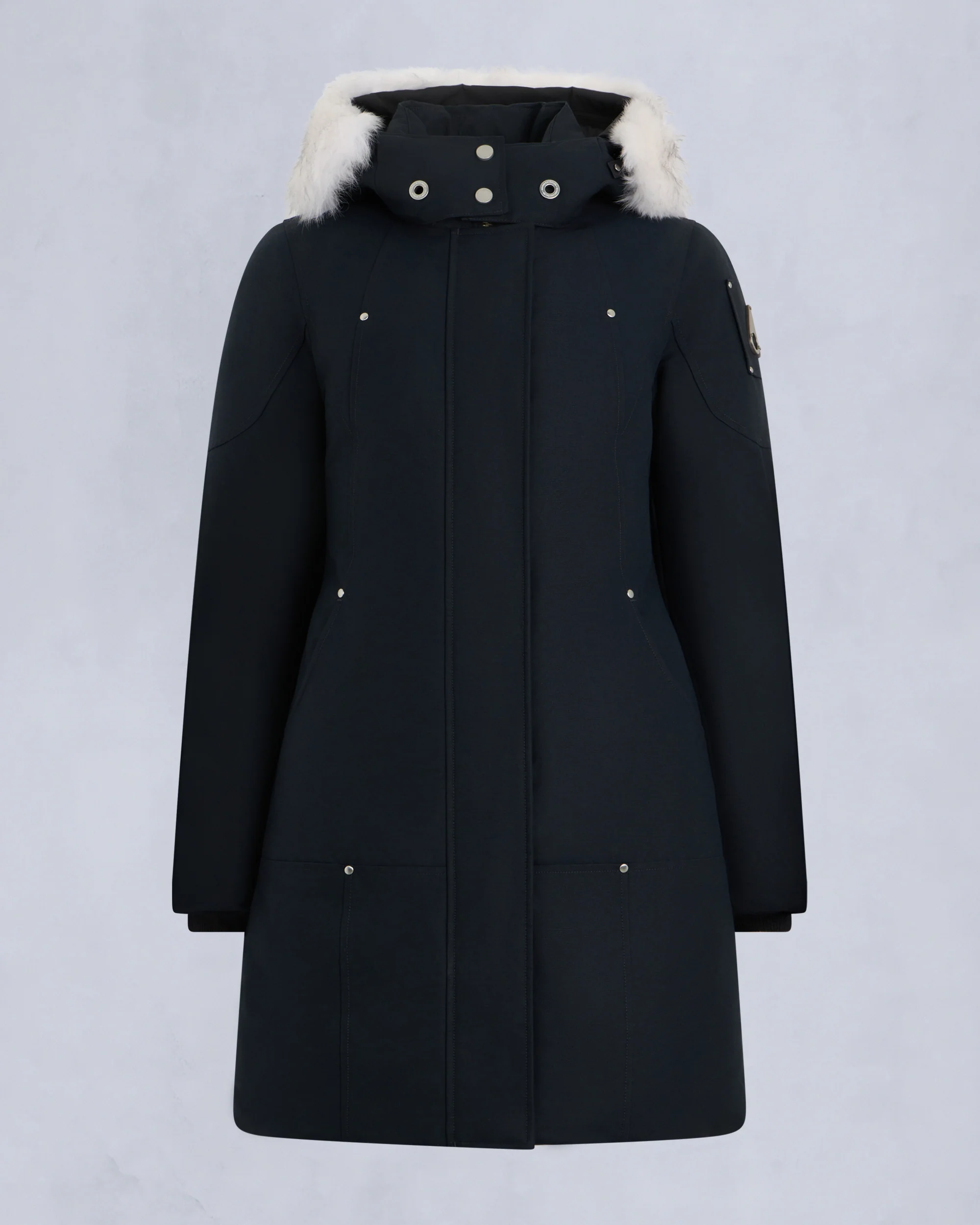 ORIGINAL STIRLING SHEARLING TRIM PARKA-NAVY/NATURAL - Image 8