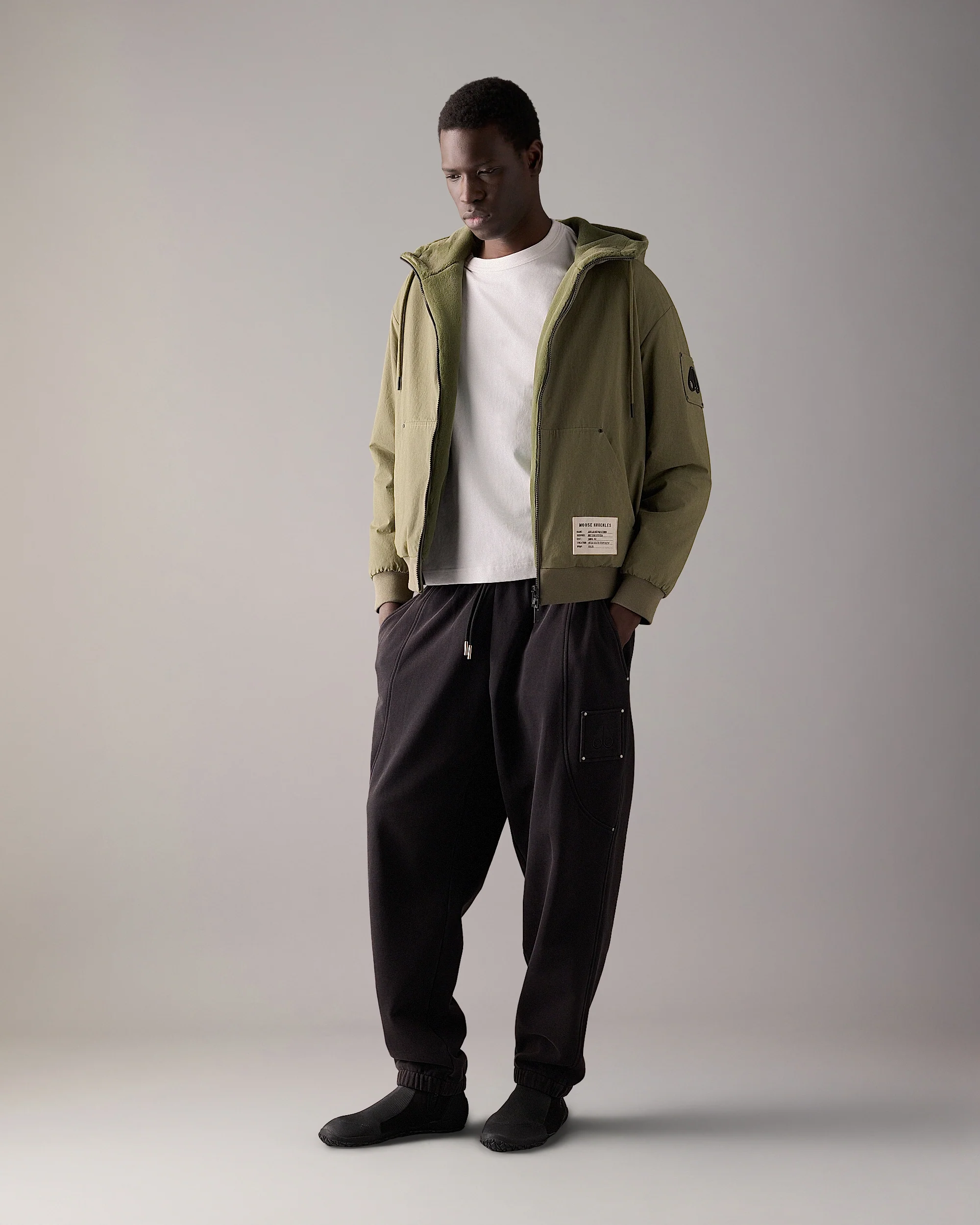 ROLAND BUNNY REVERSIBLE HOODIE-ARTICHOKE - Image 5