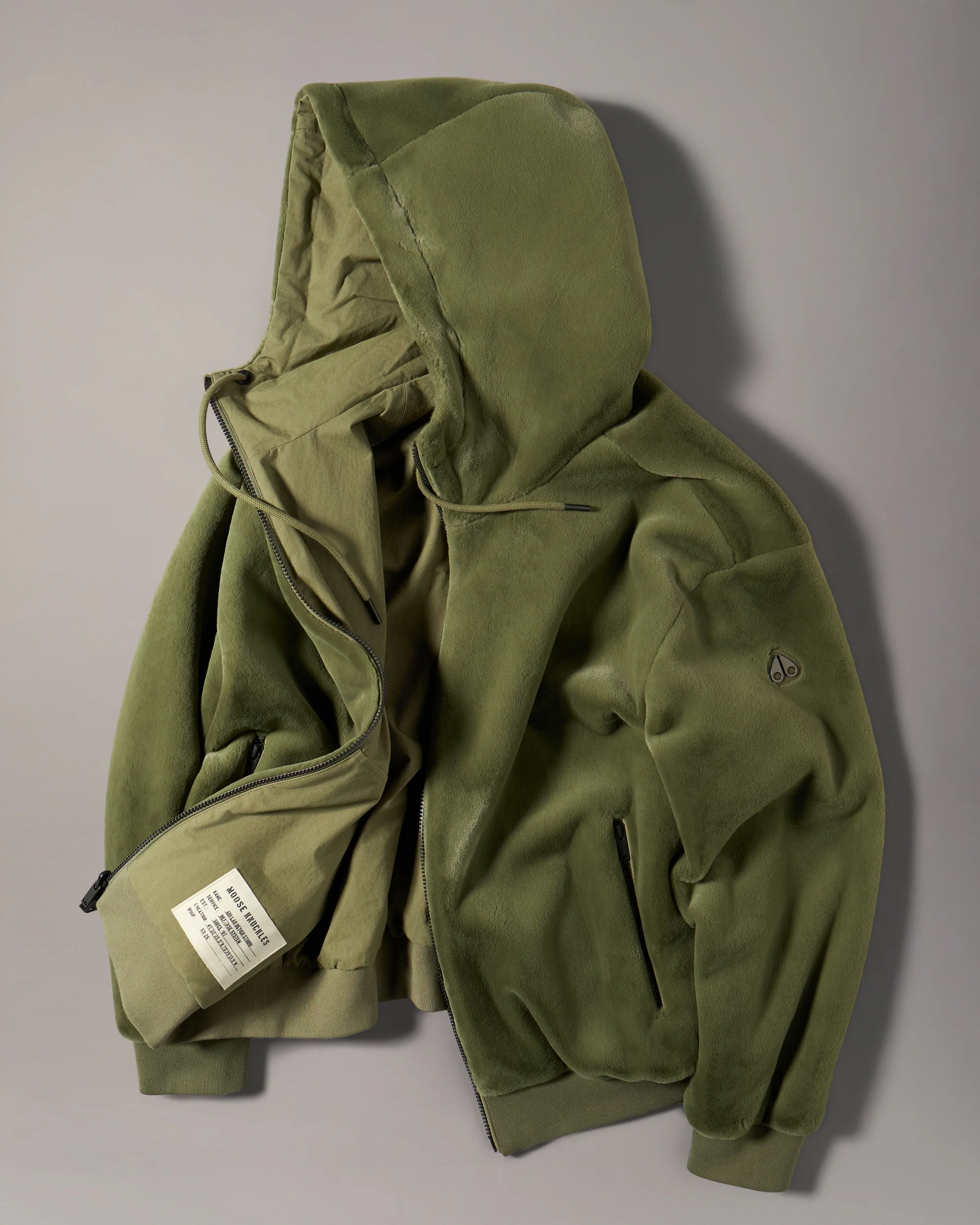 ROLAND BUNNY REVERSIBLE HOODIE-ARTICHOKE - Image 7