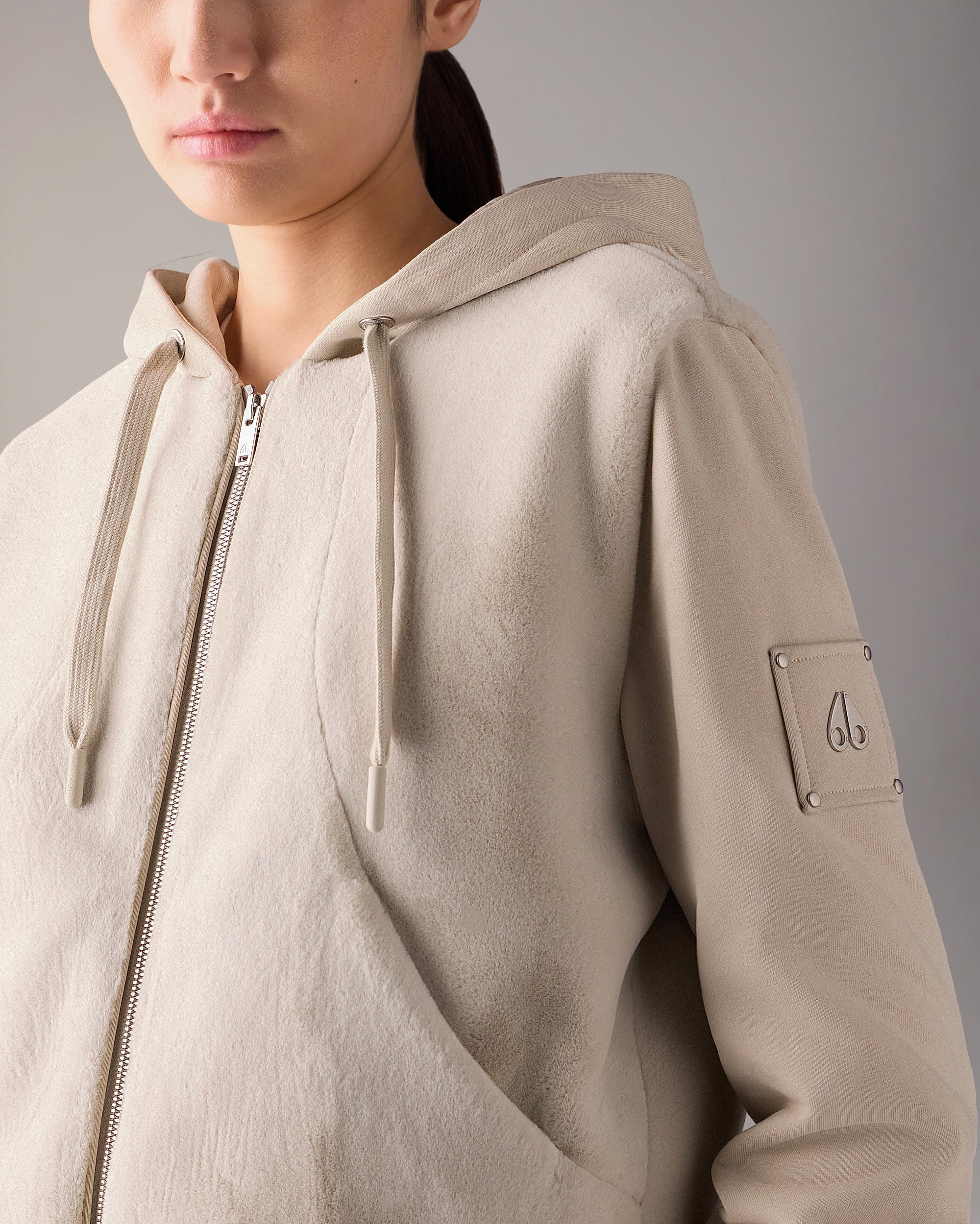 ROSLYN BUNNY HOODIE-ALABASTER - Image 6