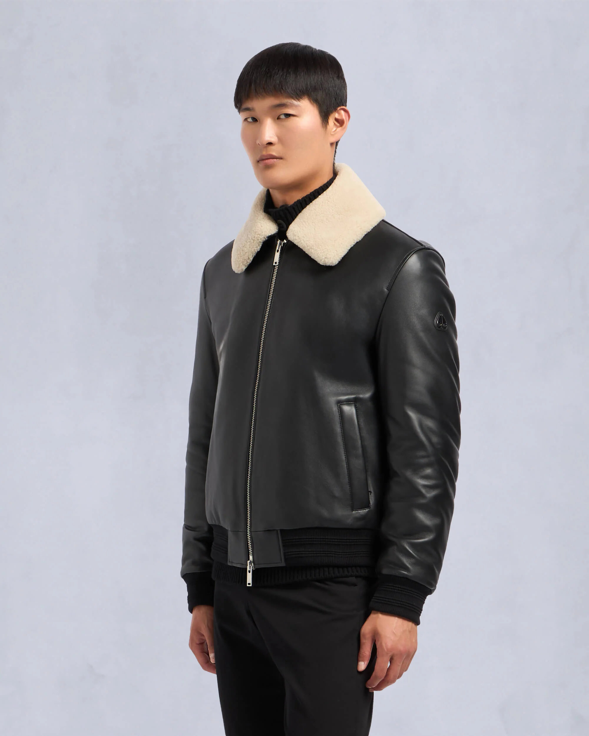 TOBA BOMBER JACKET-BLACK - Image 2
