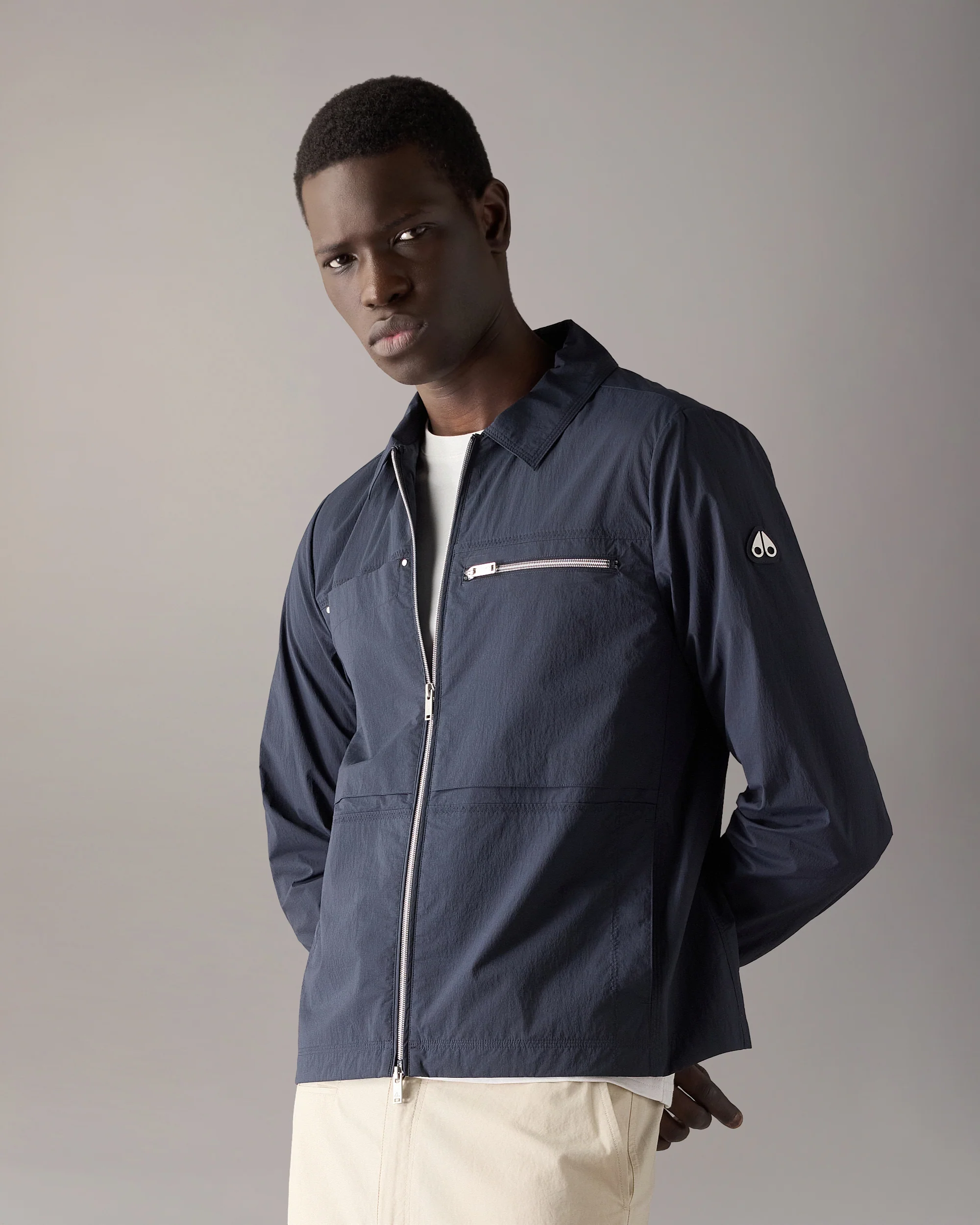 TOP FLIGHT SHIRT JACKET-NAVY - Image 2