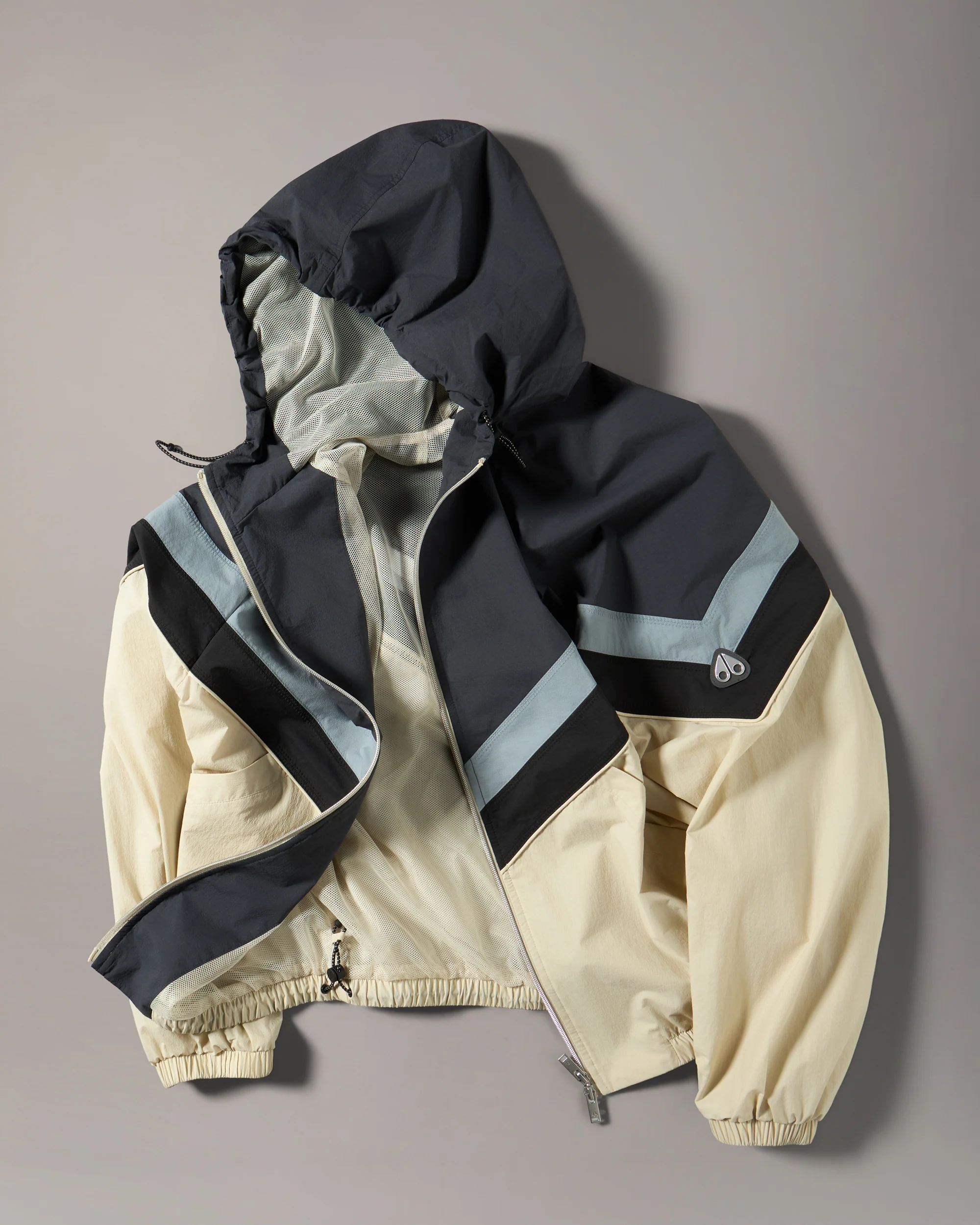 TOPFLIGHT HOODED JACKET-ALABASTER/CEMENT - Image 6